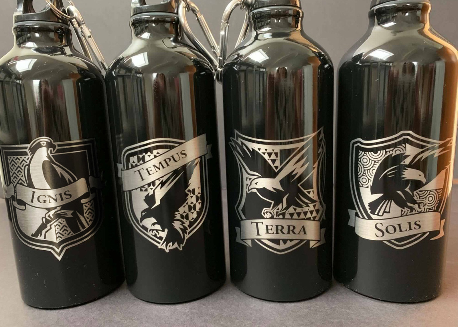 School House Crest Water Bottles