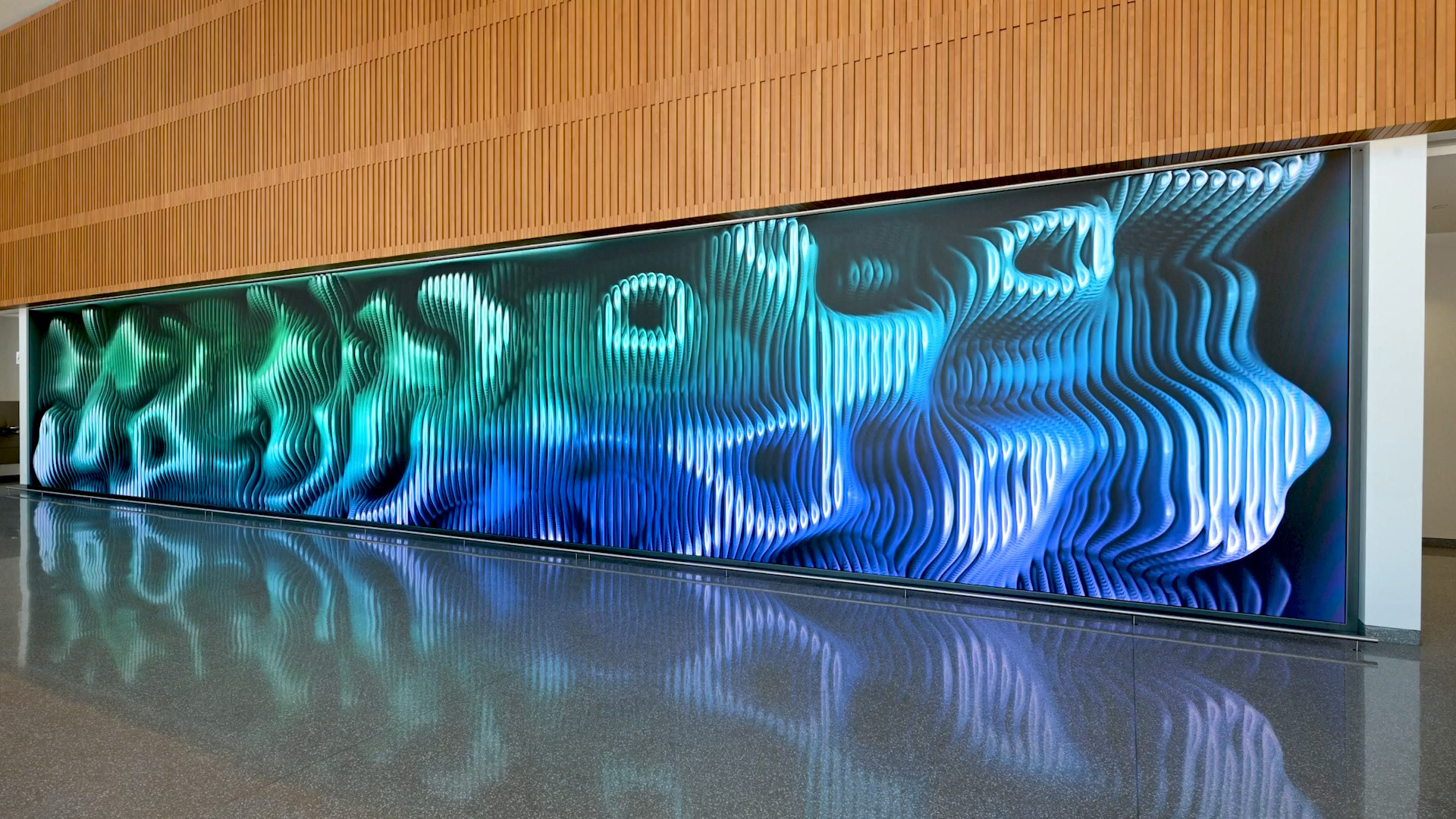 Noumenon (excerpt) by Can Buyukberber, Long Beach City Hall, California | In collaboration with StandardVision