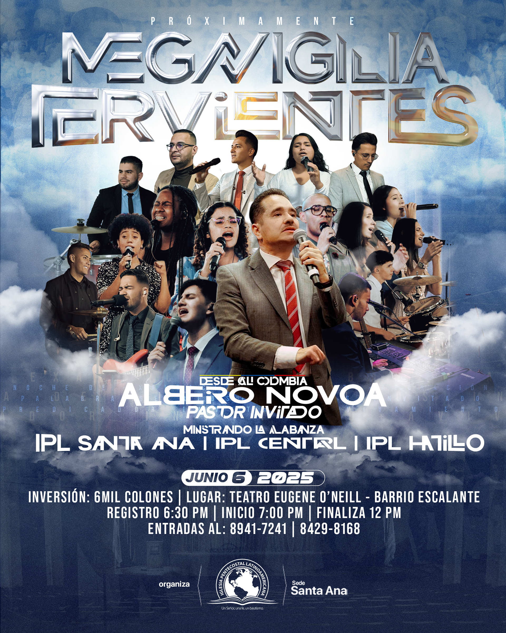 Flyer Mega Vigilia Fervientes 2025