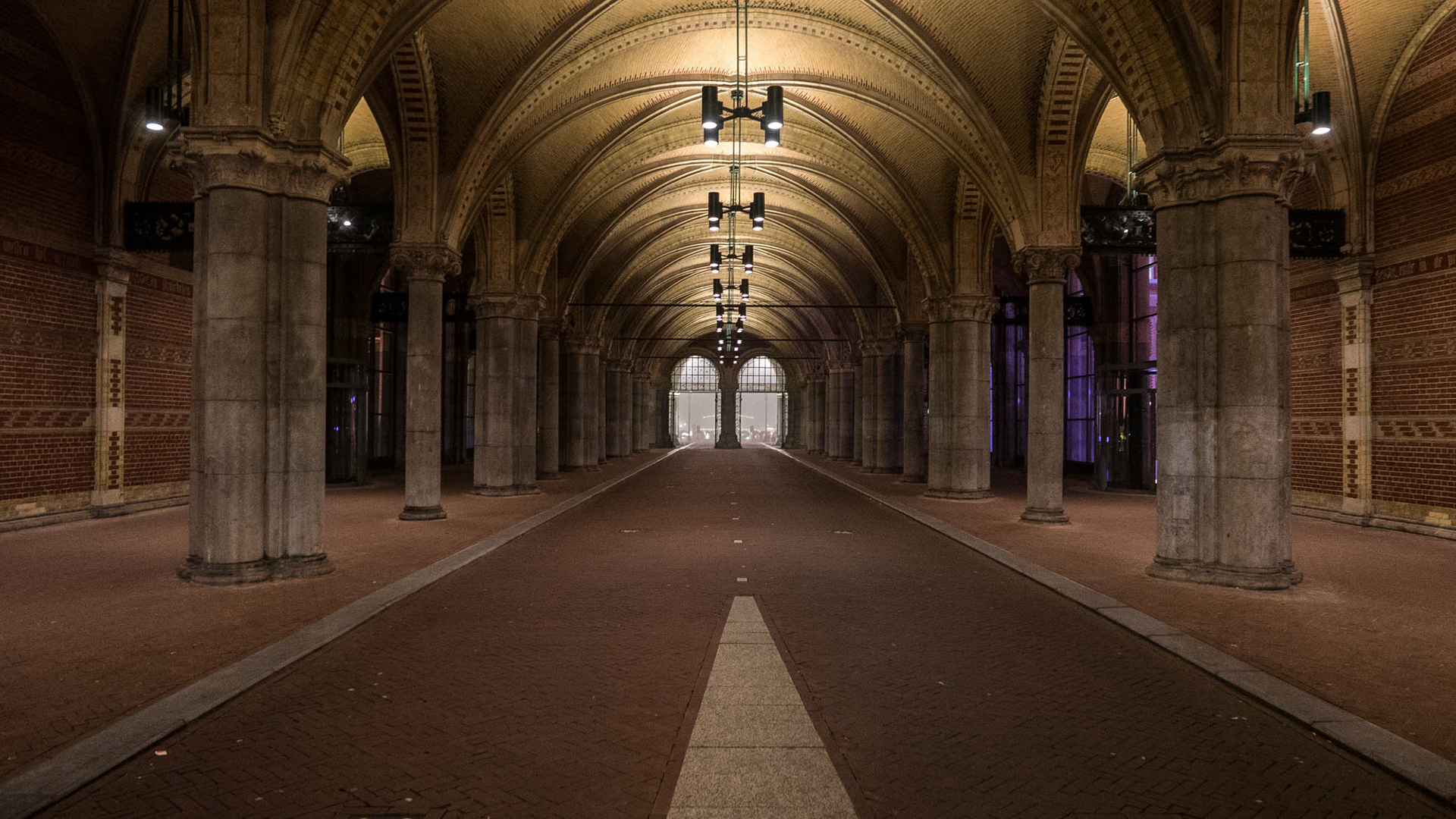 Bike path Rijskmuseum - Amsterdam - The Netherlands (2015)