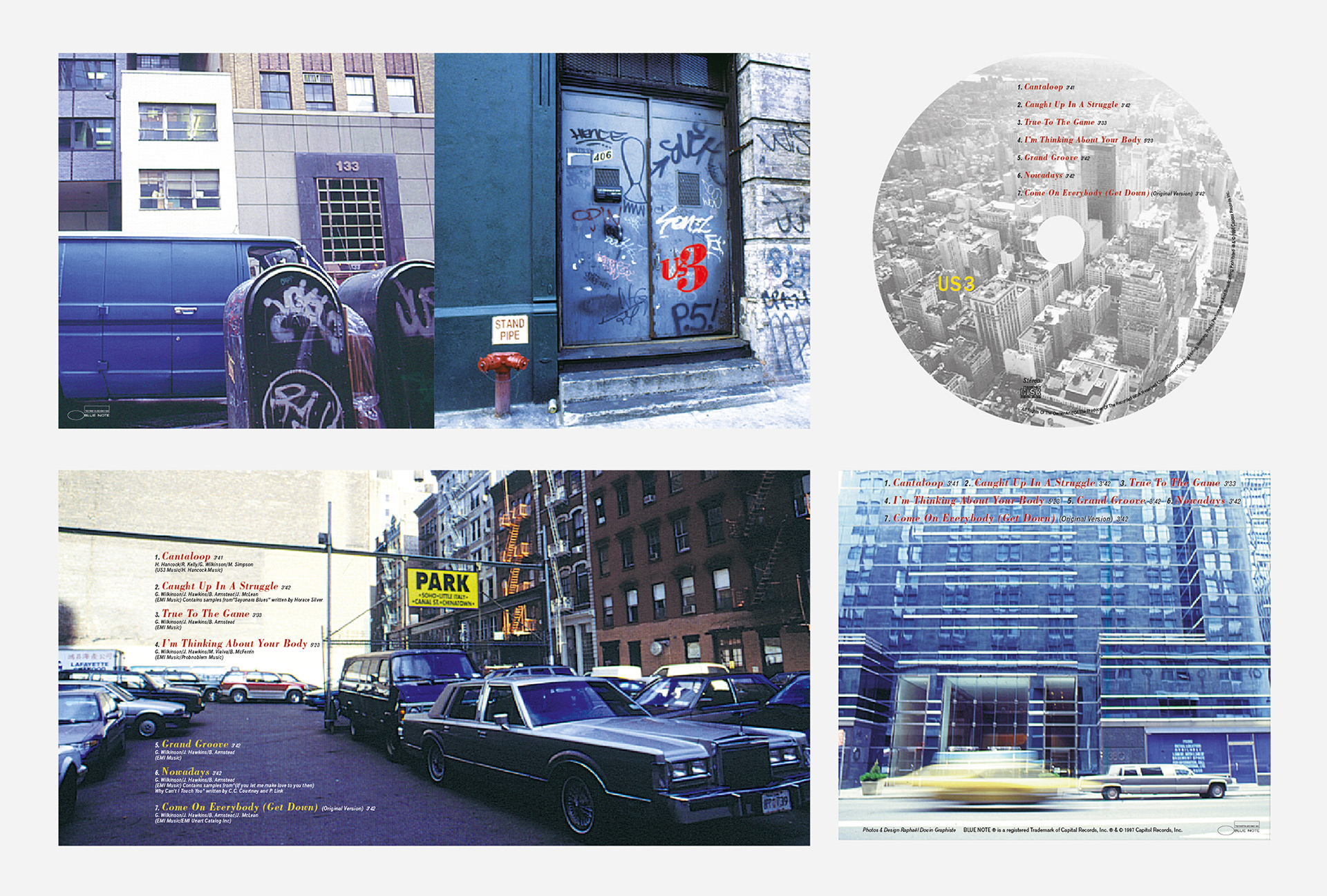 Compilation CD US3. Crystal pack.