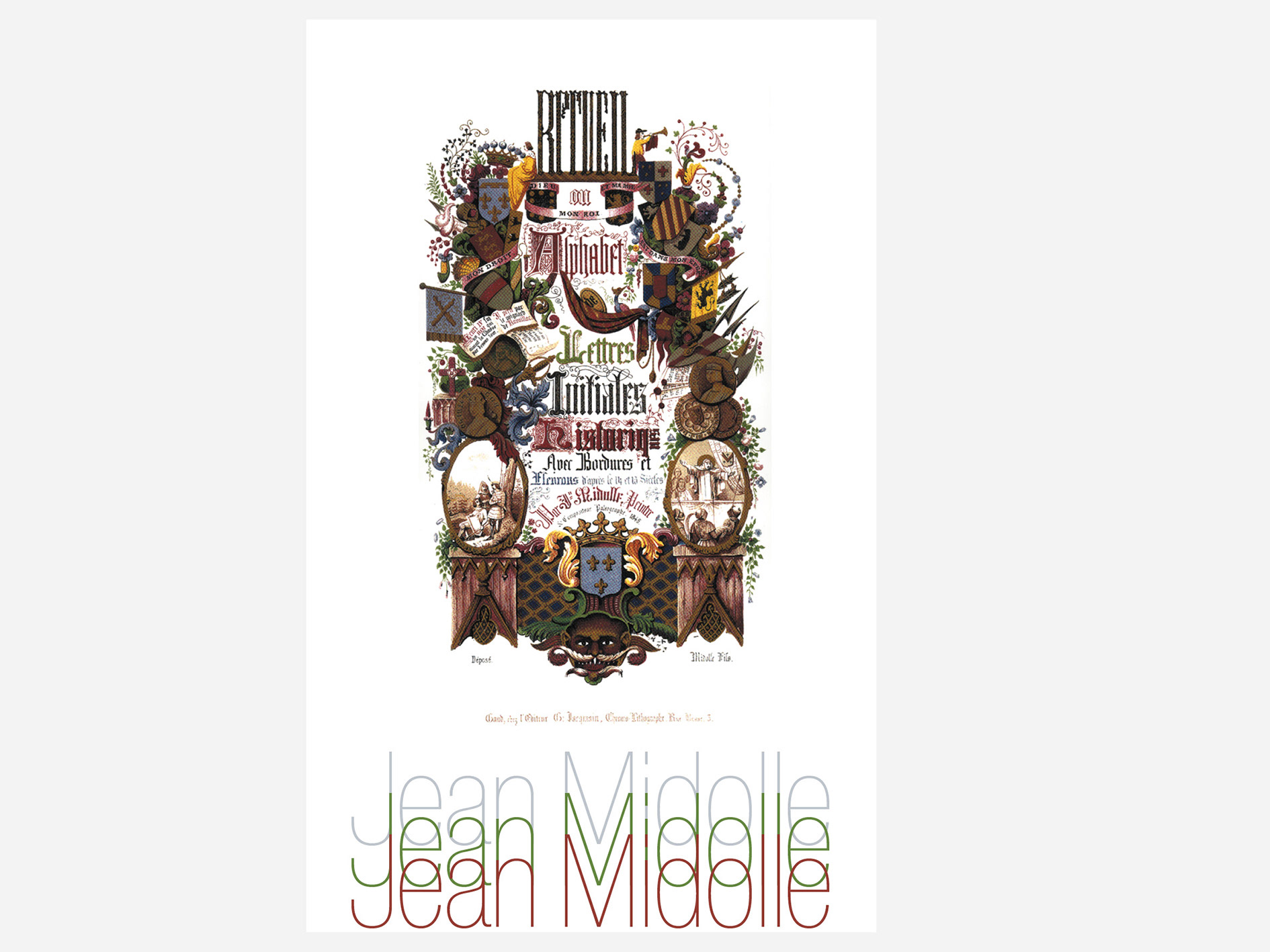 Typographies de Jean Midolle. Circa 1840.