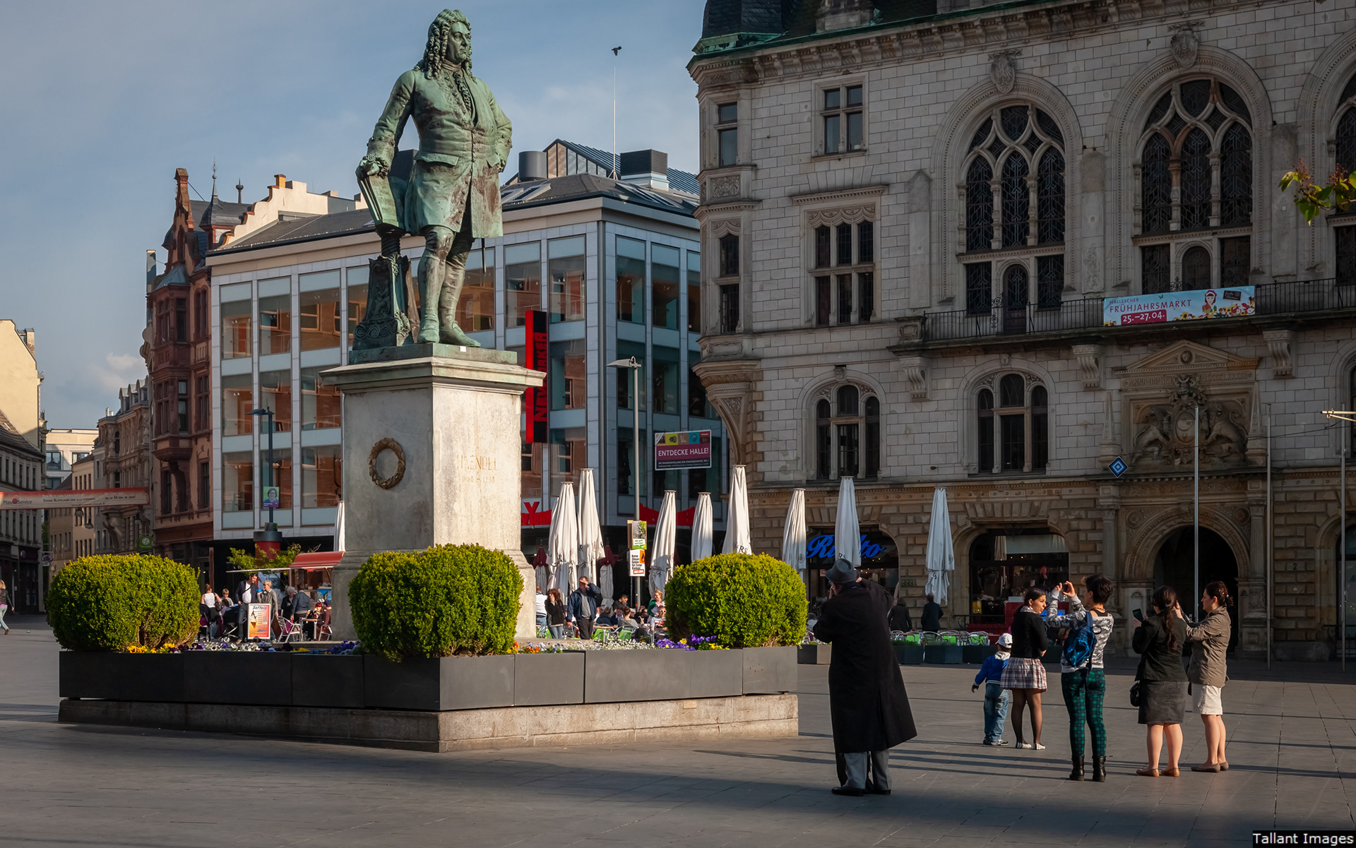 Old Town Zentrum Statue Georg Friedrik Händel