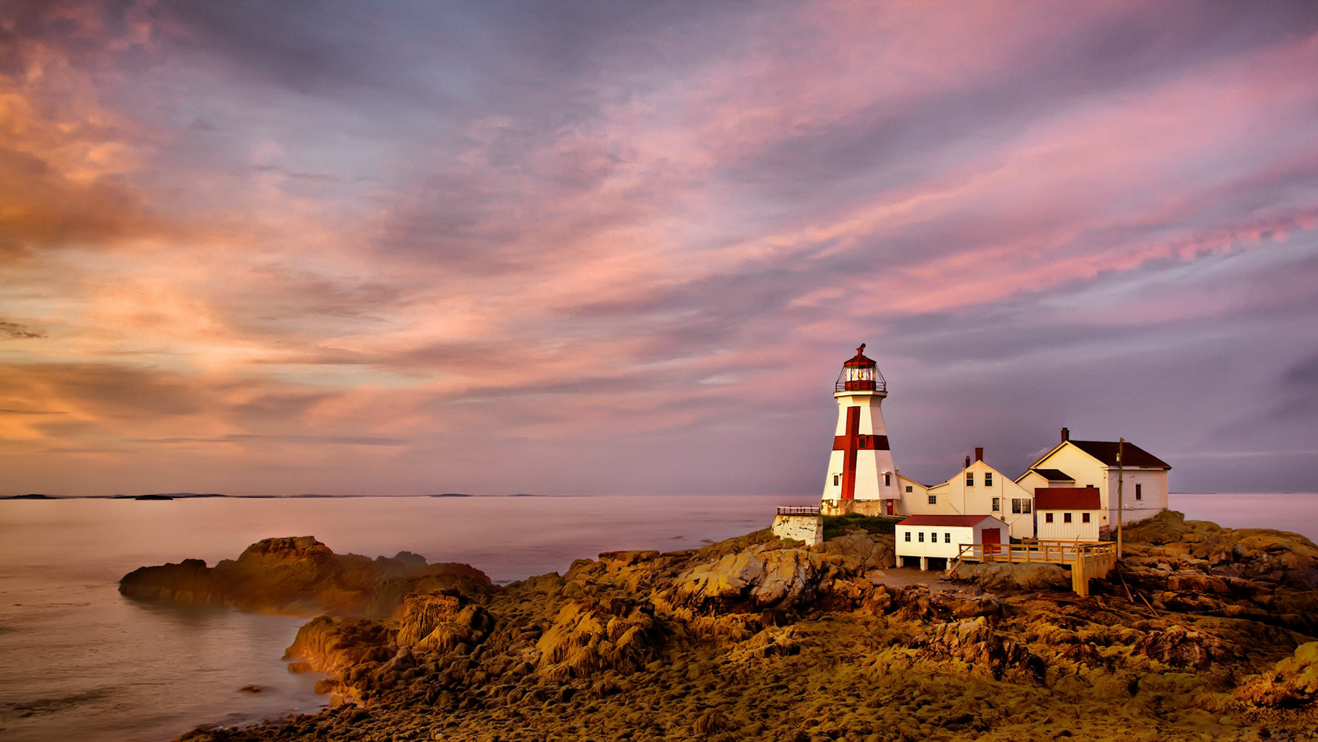 The East Quoddy Head at Head Harbour, New Brunswick, Canada