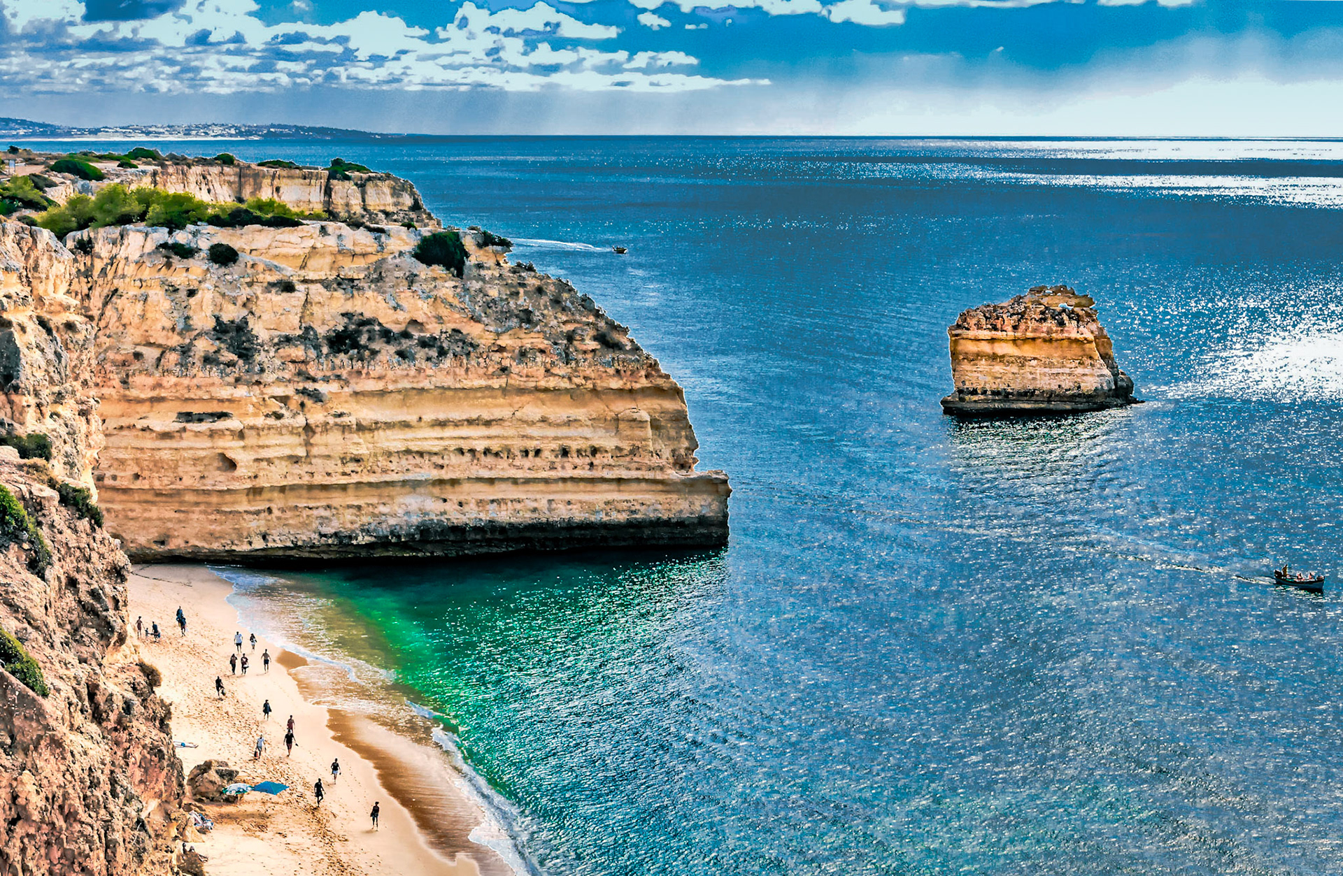 Portugal - Algarve - Klippen der Praia da Marinha