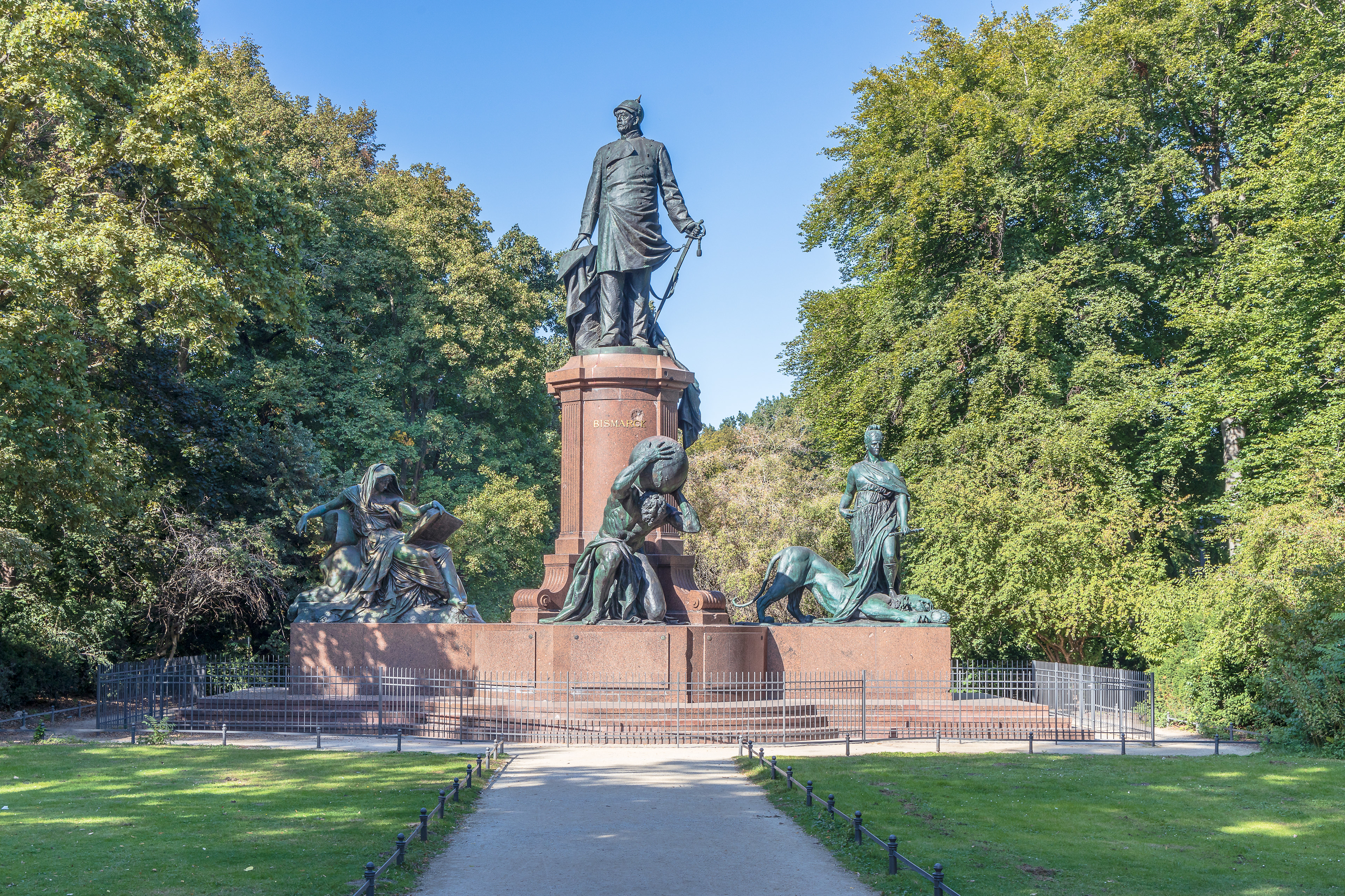 Bismarck National Monument in the Great Tiergarten