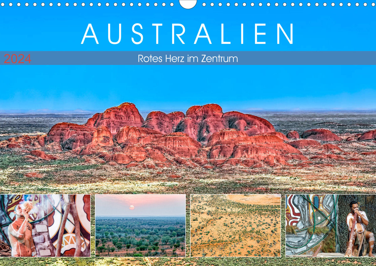 Kalender 2024 - Outback - Einsame Wildnis im roten Zentrum des Aboriginal Landes