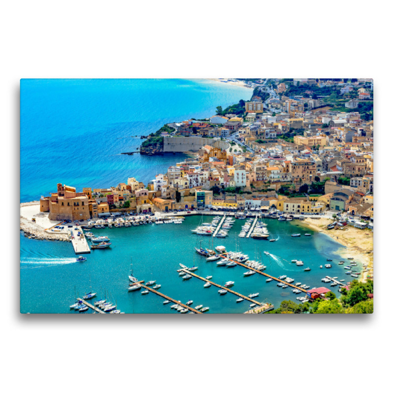 Textilleinwand - Sizilien - Castellammare del Golfo
