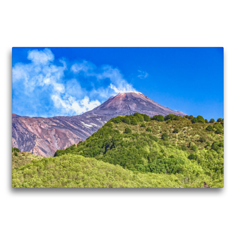 Textilleinwand - Sizilien - Zafferana Etnea - Vulkan Ätna