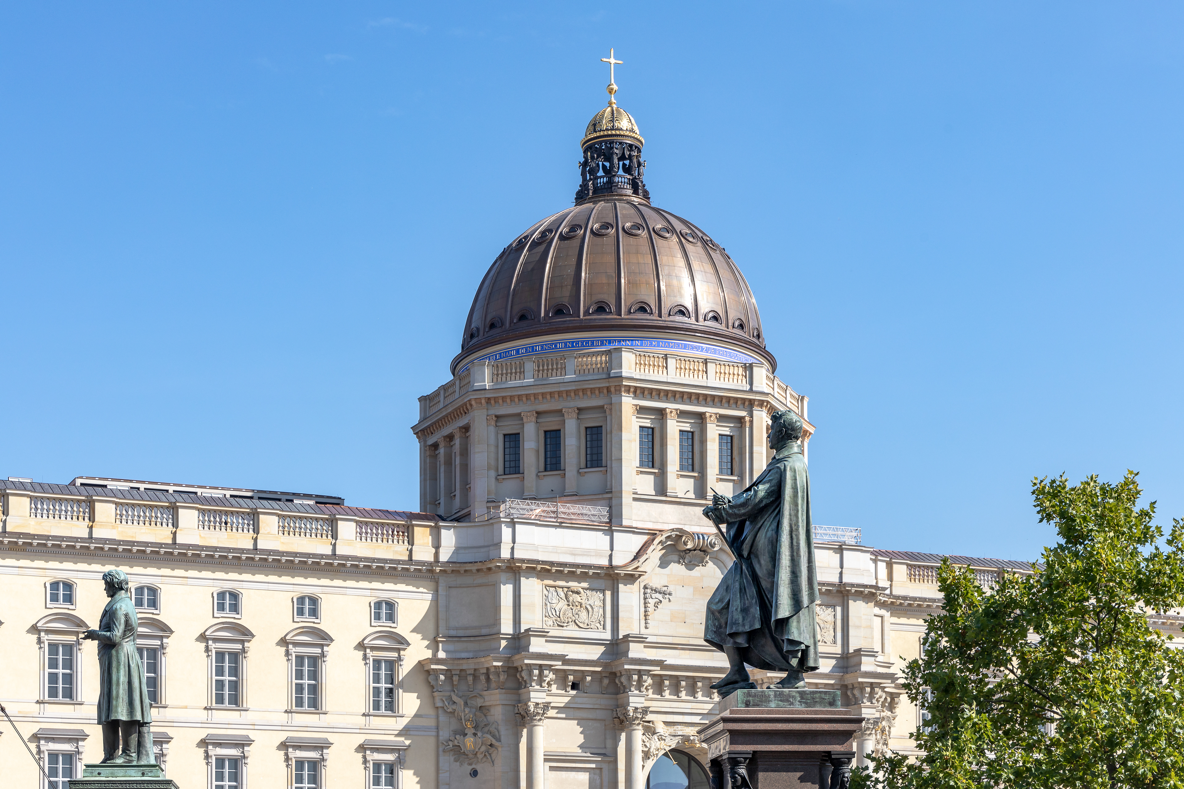 Berlin Palace with the Schinkel Monument