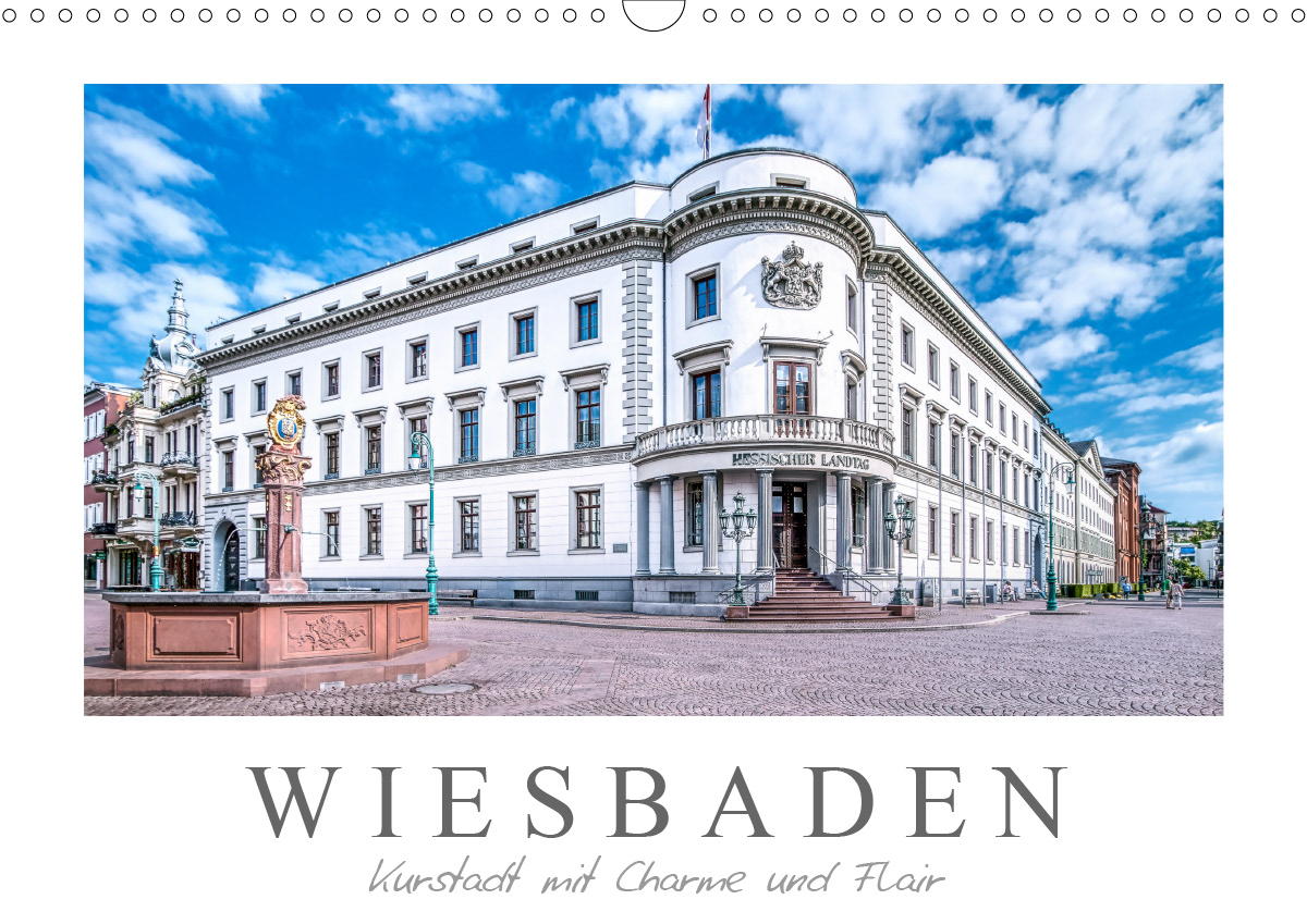 Kalender 2024 - Wiesbaden Kurstadt mit Charme und Flair