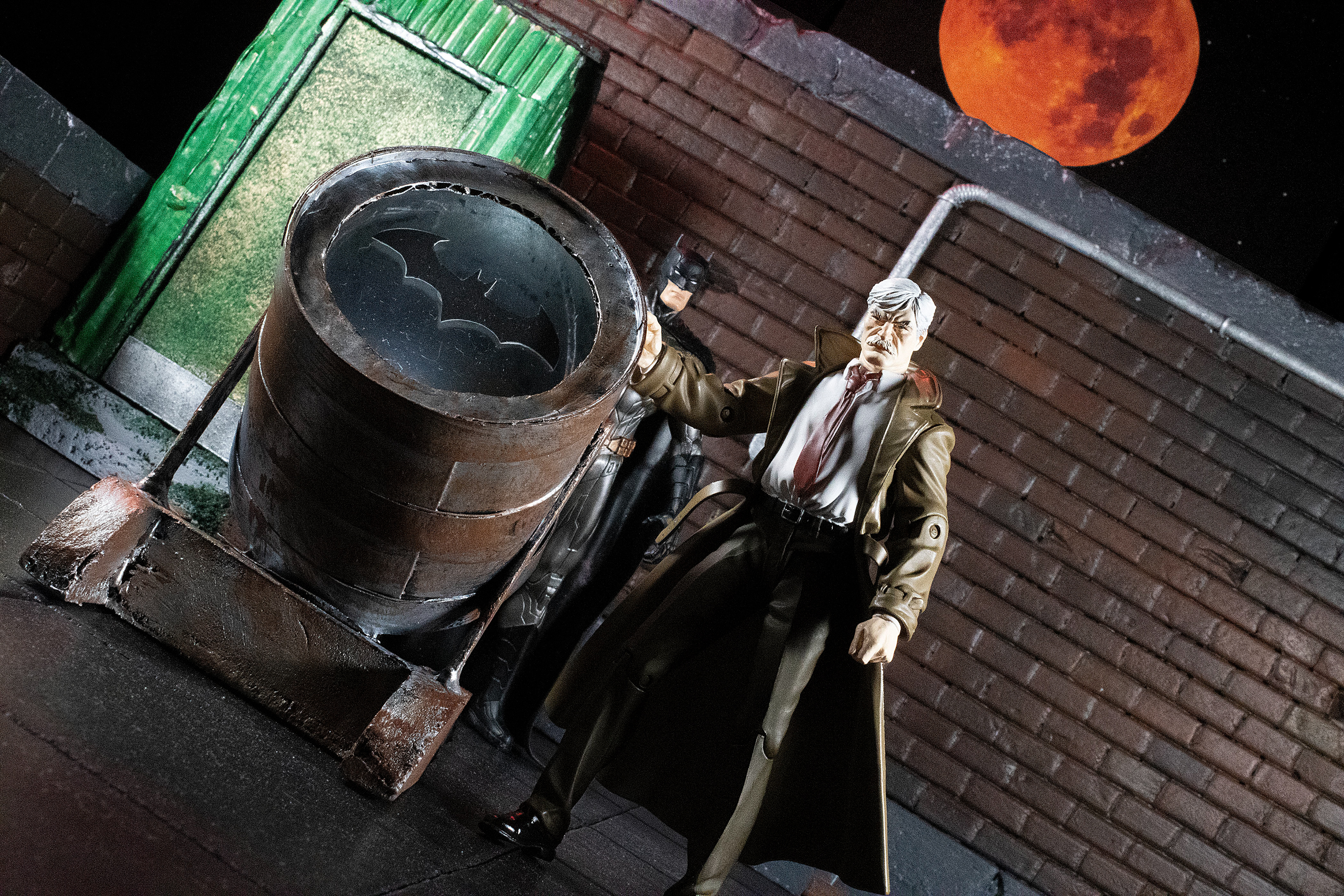 The Commissioner and the Bat II / Digital Photography / 02/22/2021