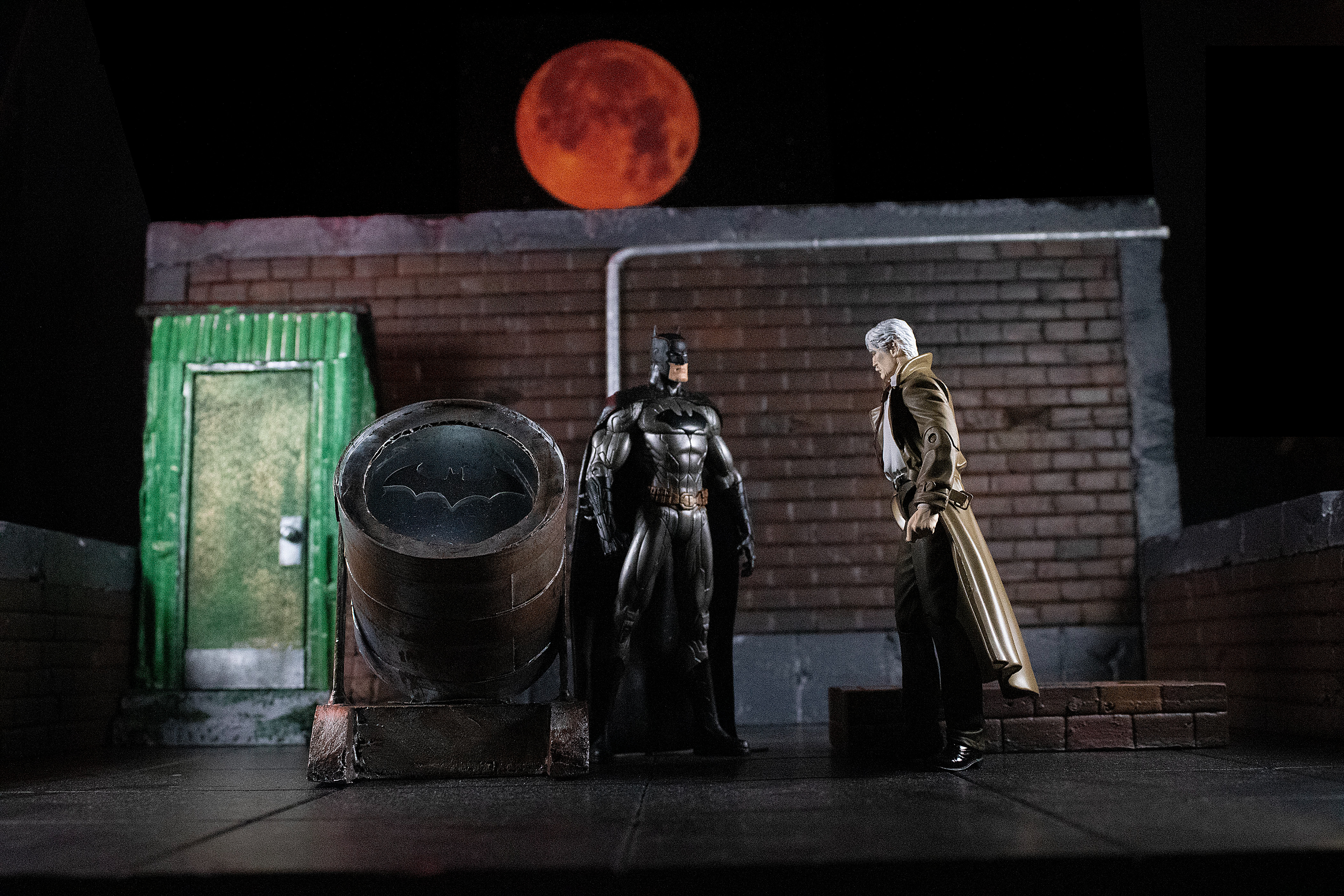 The Commissioner and the Bat III / Digital Photography / 02/22/2021