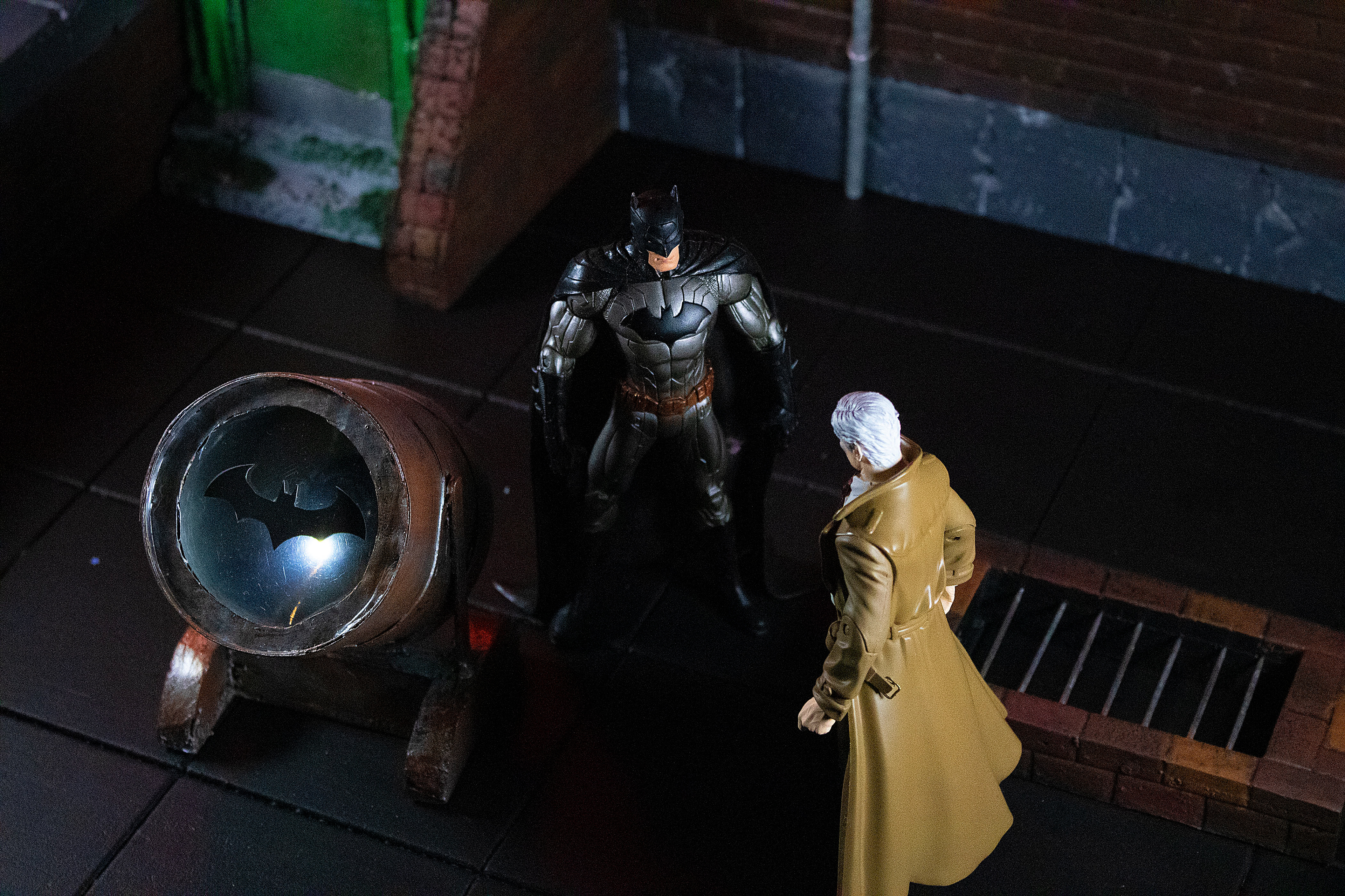 The Commissioner and the Bat IV / Digital Photography / 02/22/2021