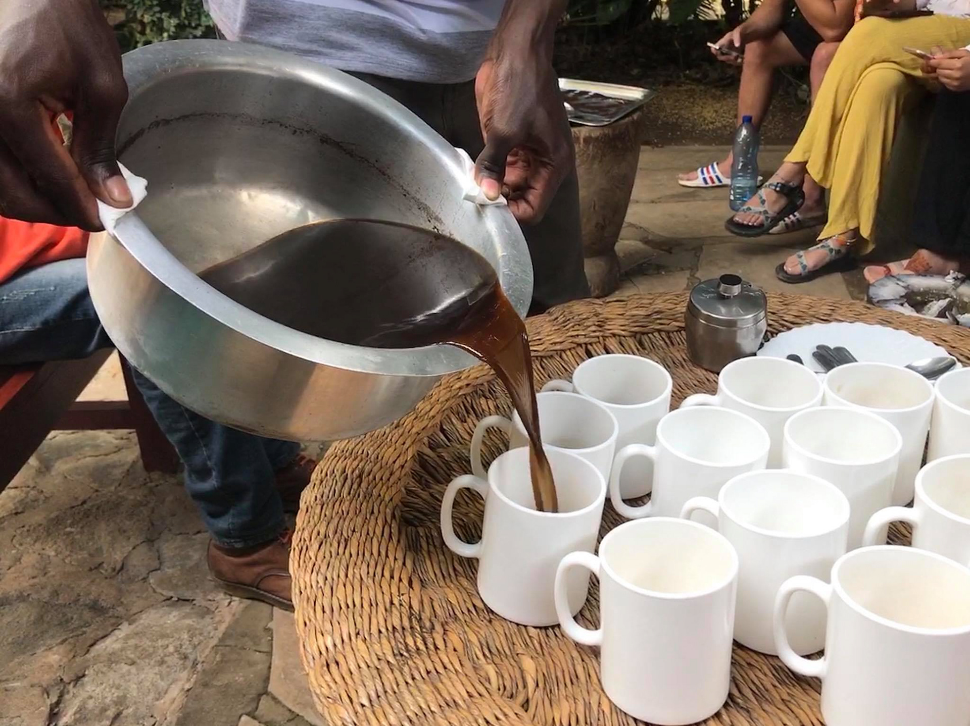 freshly brewed coffee