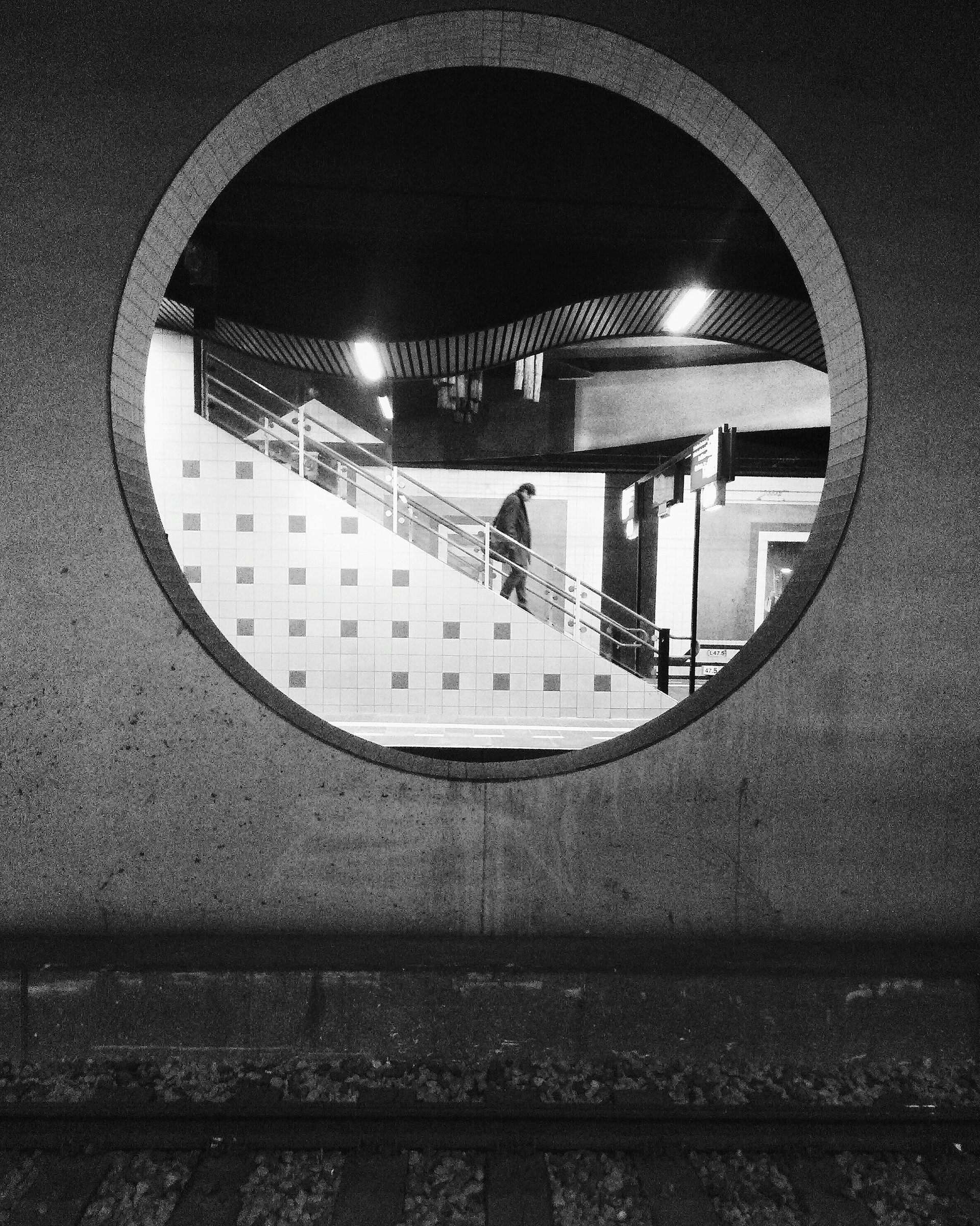 Metrostation Wilhelminaplein, Rotterdam, Nederland