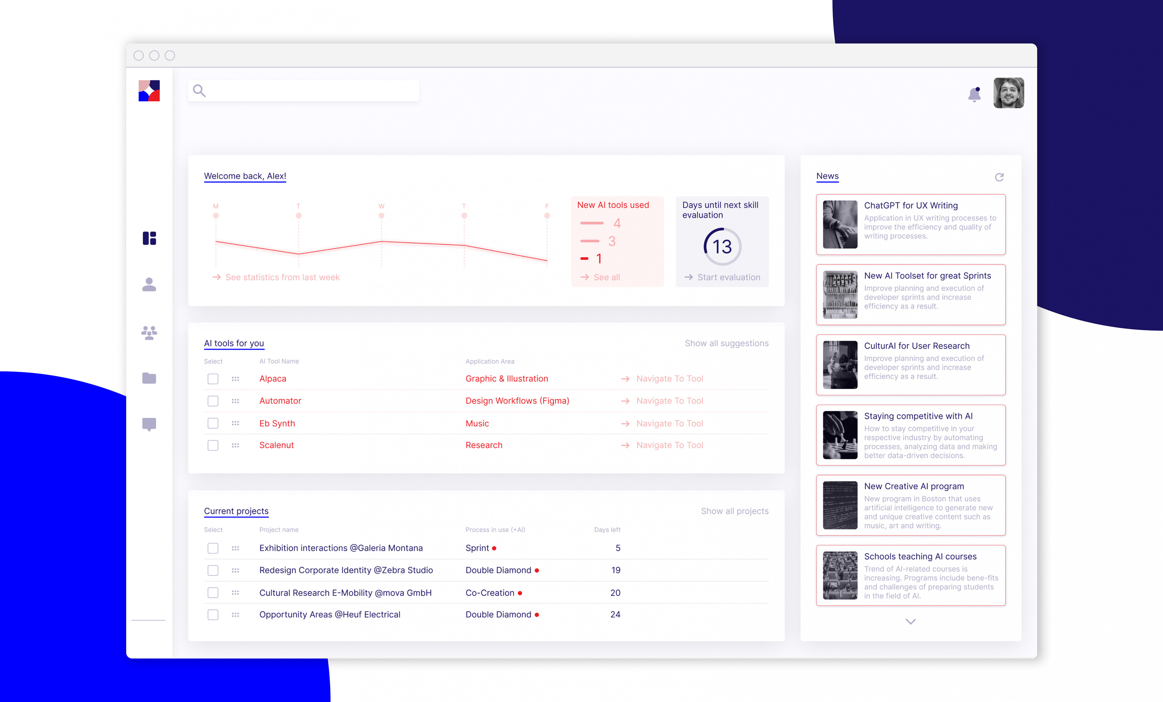Feature 1 - Dashboard