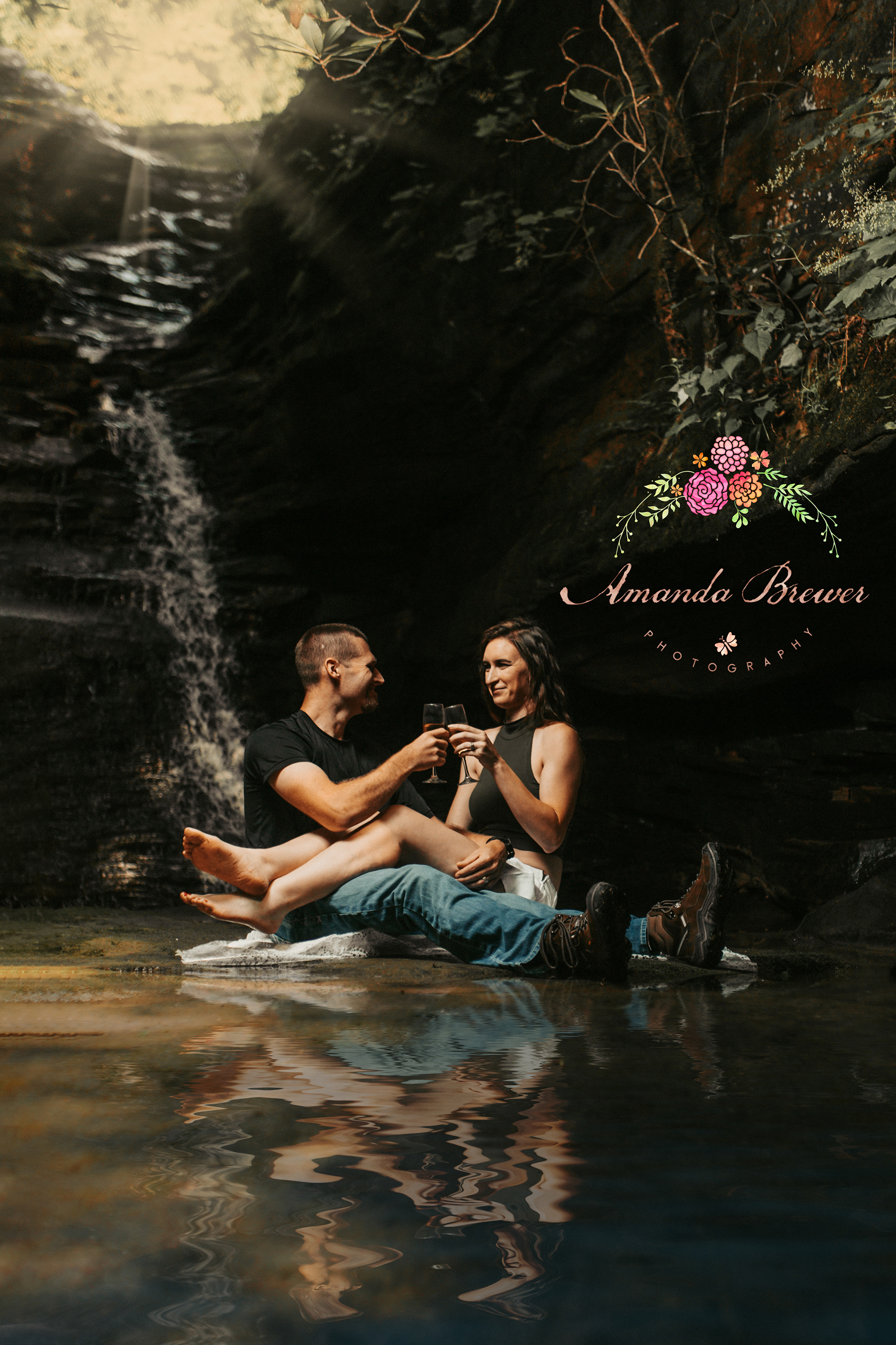 Romantic Waterfall Date