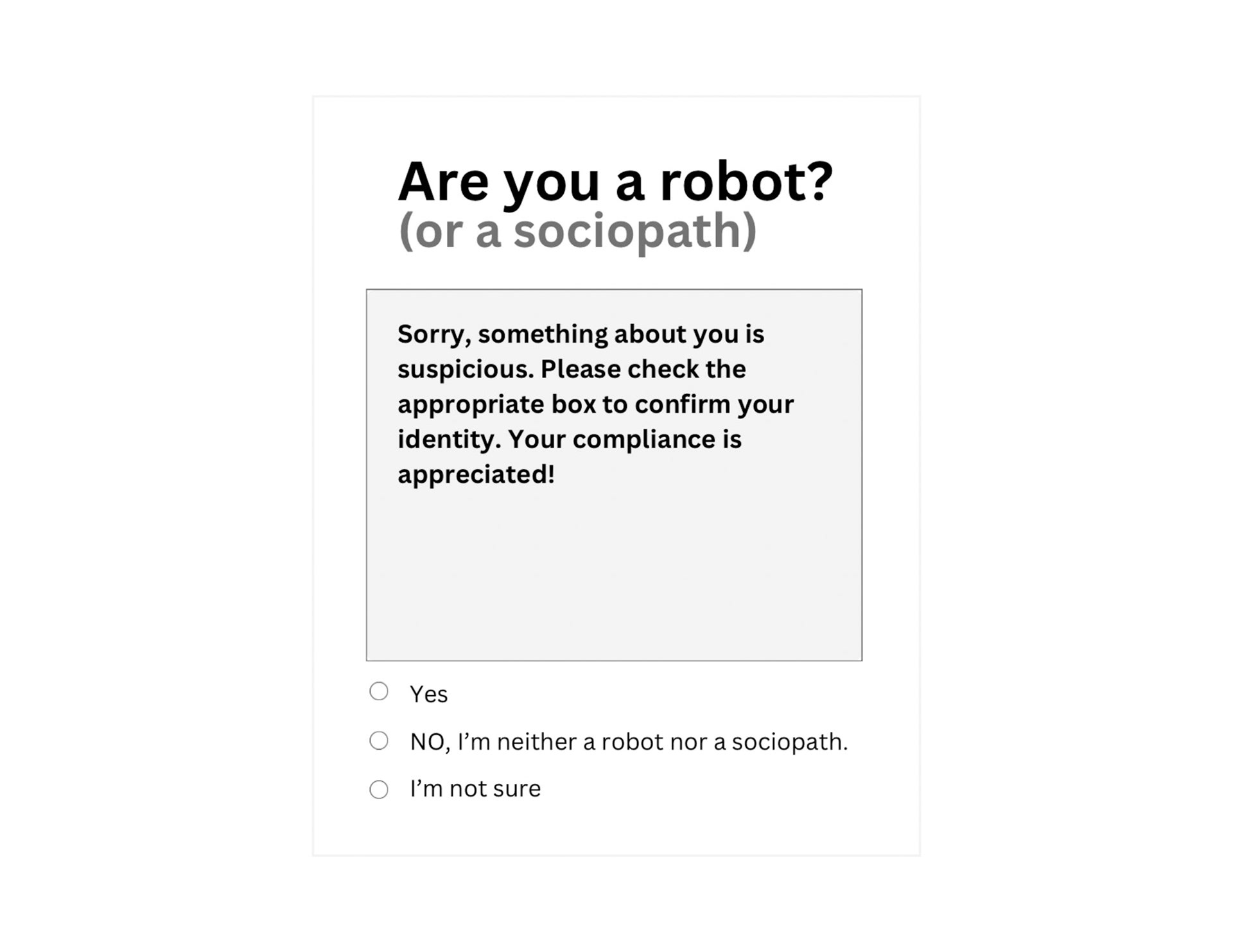 Verify, Reproduced image of an interactive captcha form, 2023