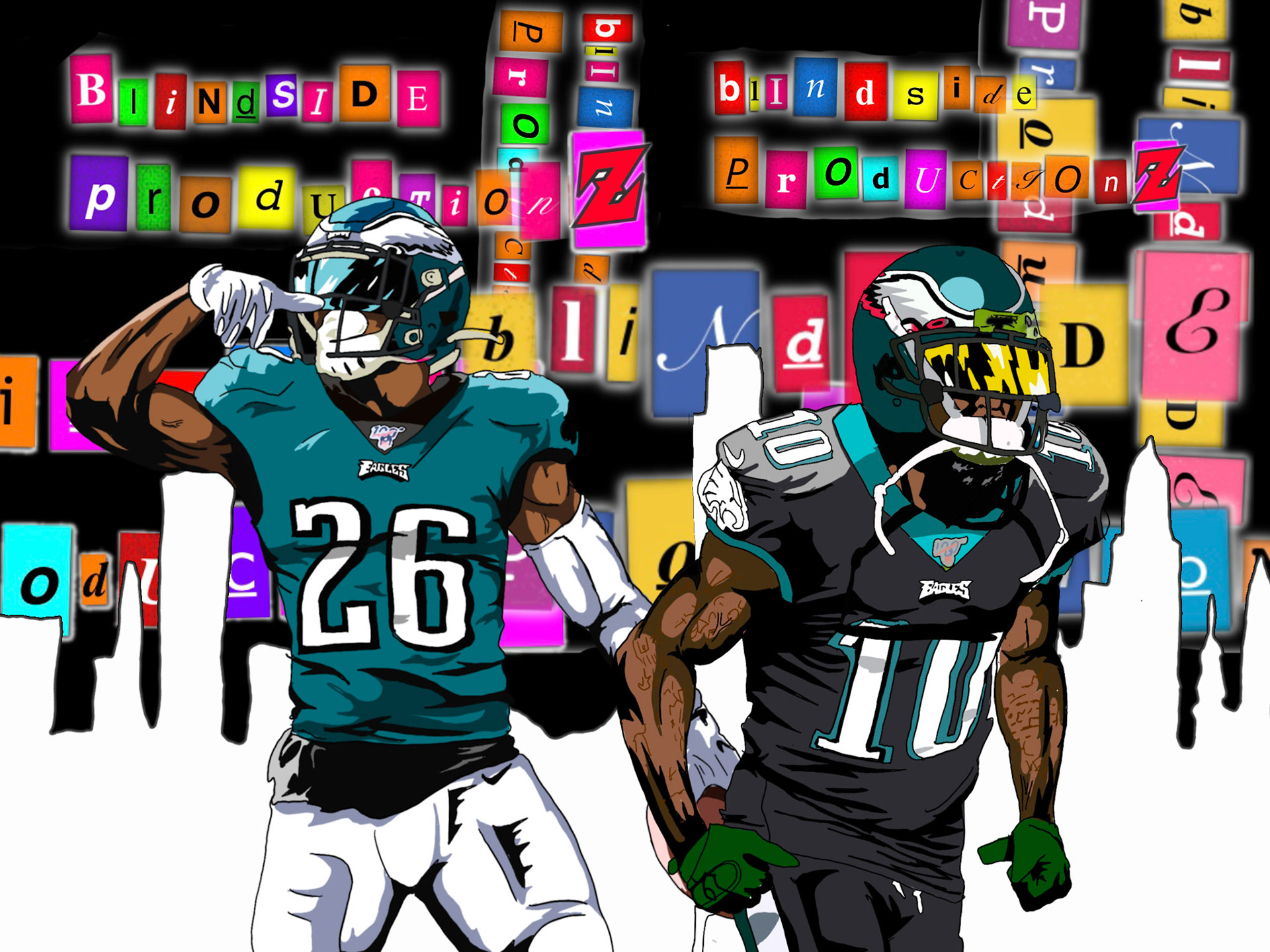 Miles Sanders & Desean Jackson Header Pic