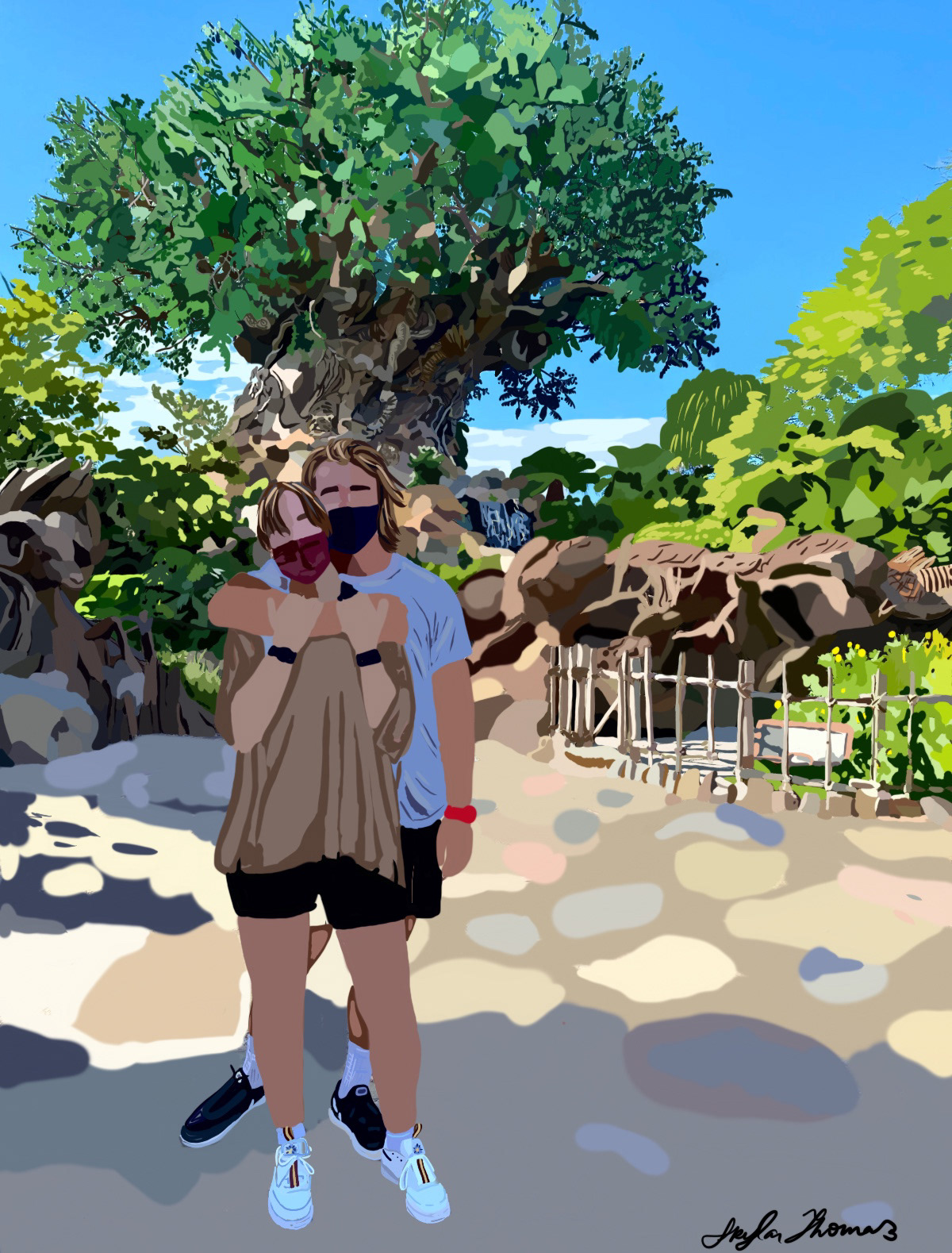 Our First Disney Trip - Procreate(2021)