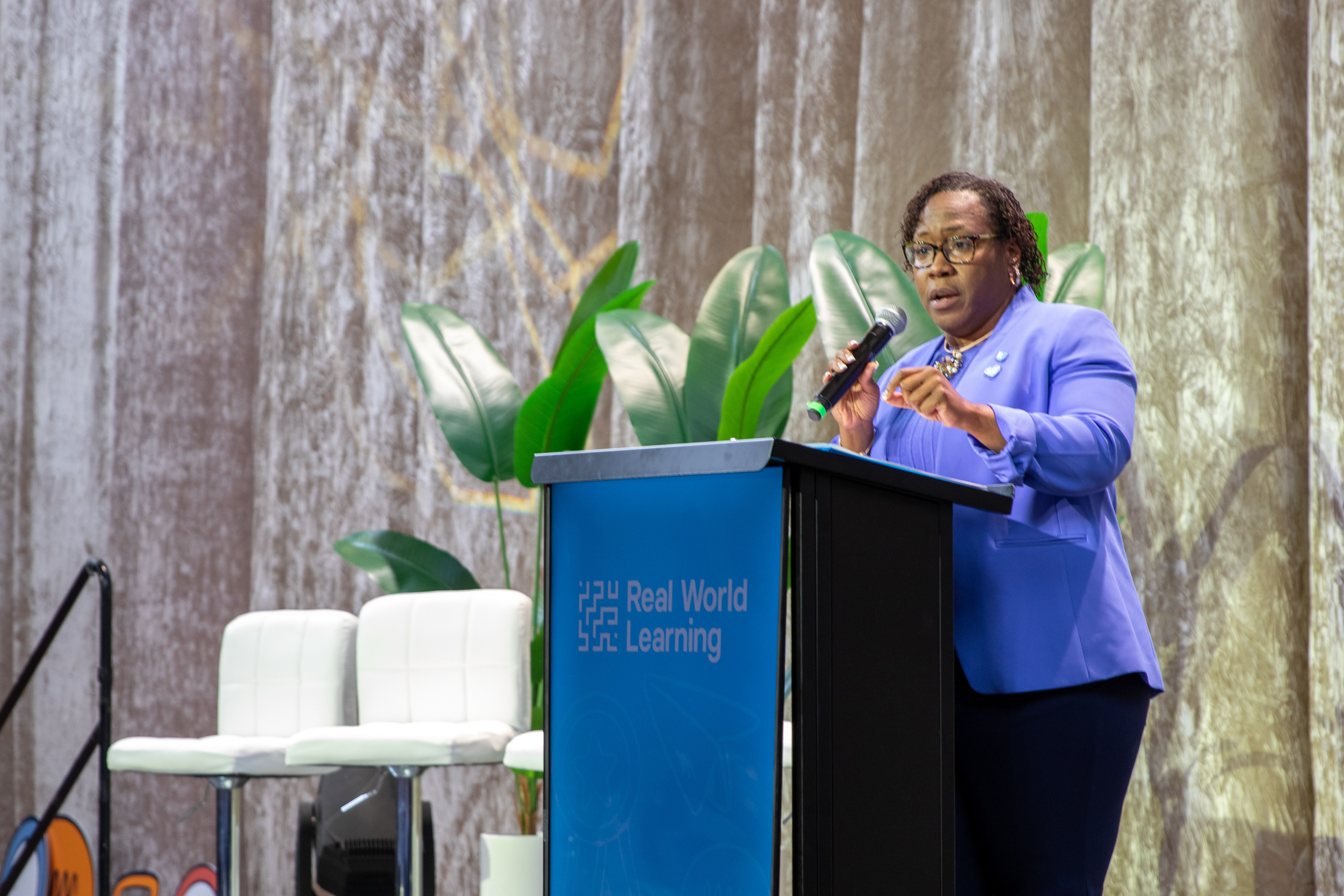 Dr. DeAngela Burns-Wallace, President and CEO of Ewing Marion Kauffman Foundation, wraps up the event by remembering Mr. K's legacy and why Real World Learning is a way of the future. 