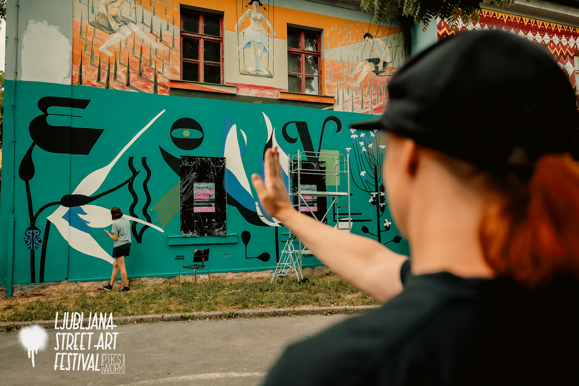 Making of EVOLVE Mural, Ljubljana Street Art Festival 2023