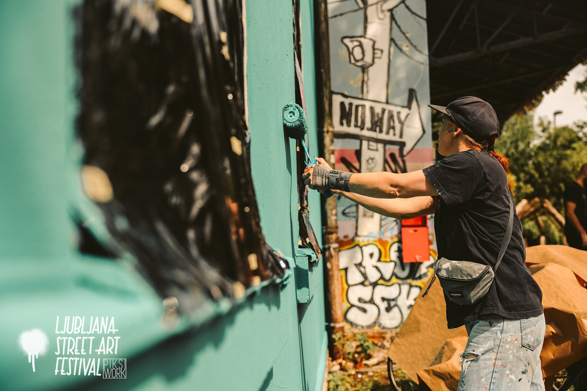 Making of EVOLVE Mural, Ljubljana Street Art Festival 2023