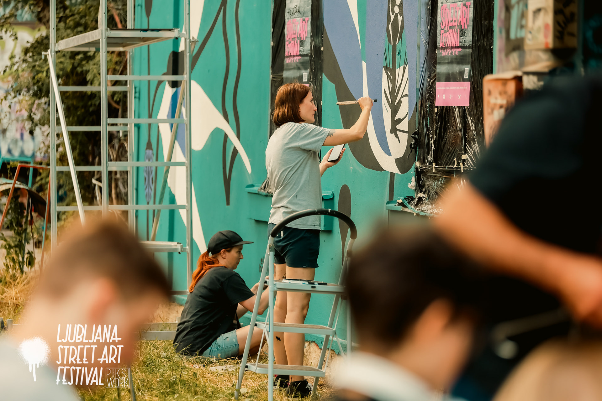 Making of EVOLVE Mural, Ljubljana Street Art Festival 2023