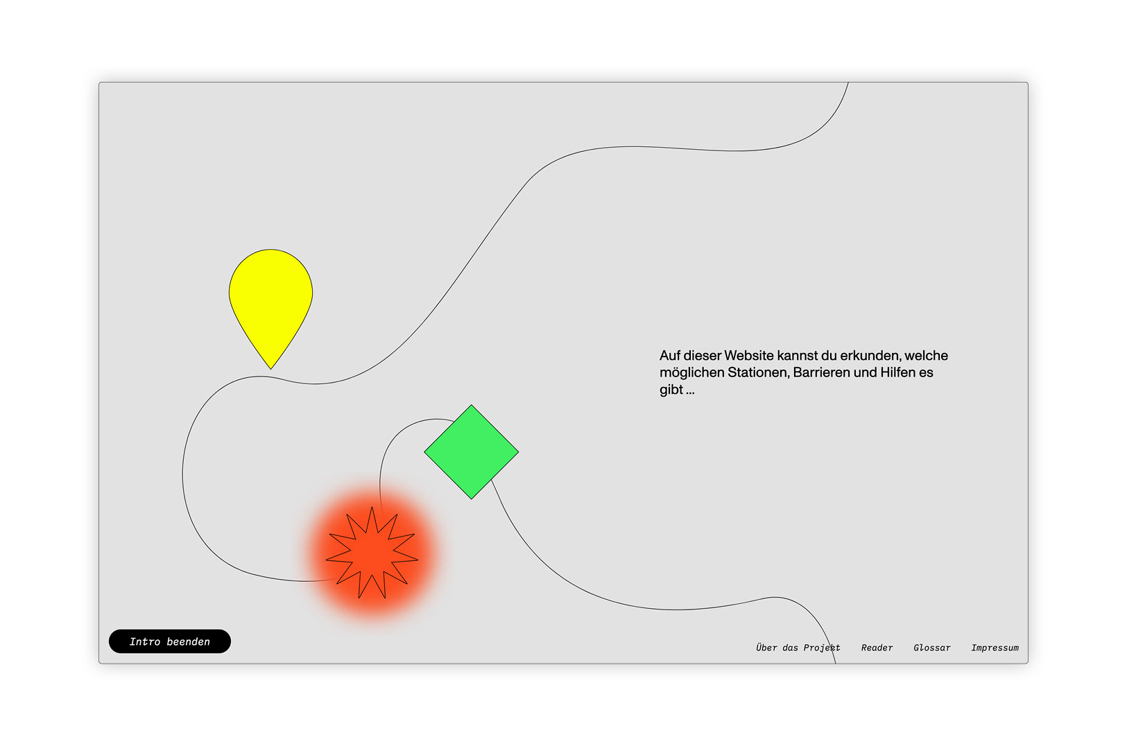 Wege zum Recht ("Paths to Justice", © Sophie Pischel 2025.