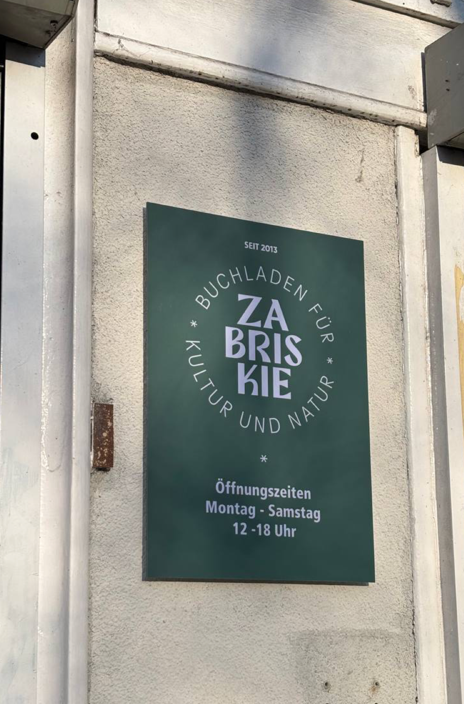 Branding for Zabriskie – Buchladen für Natur und Kultur |  Collaboration with Sandra Méndez Sarmiento | Since 2023