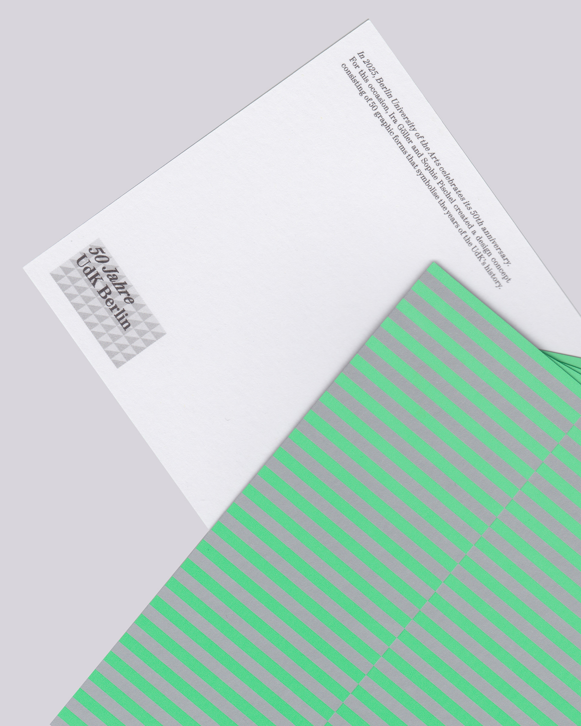 Visual campaign for the 50th anniversary of the Berlin University of the Arts | For Berlin University of the Arts  | Collaboration with Ira Göller | 2025