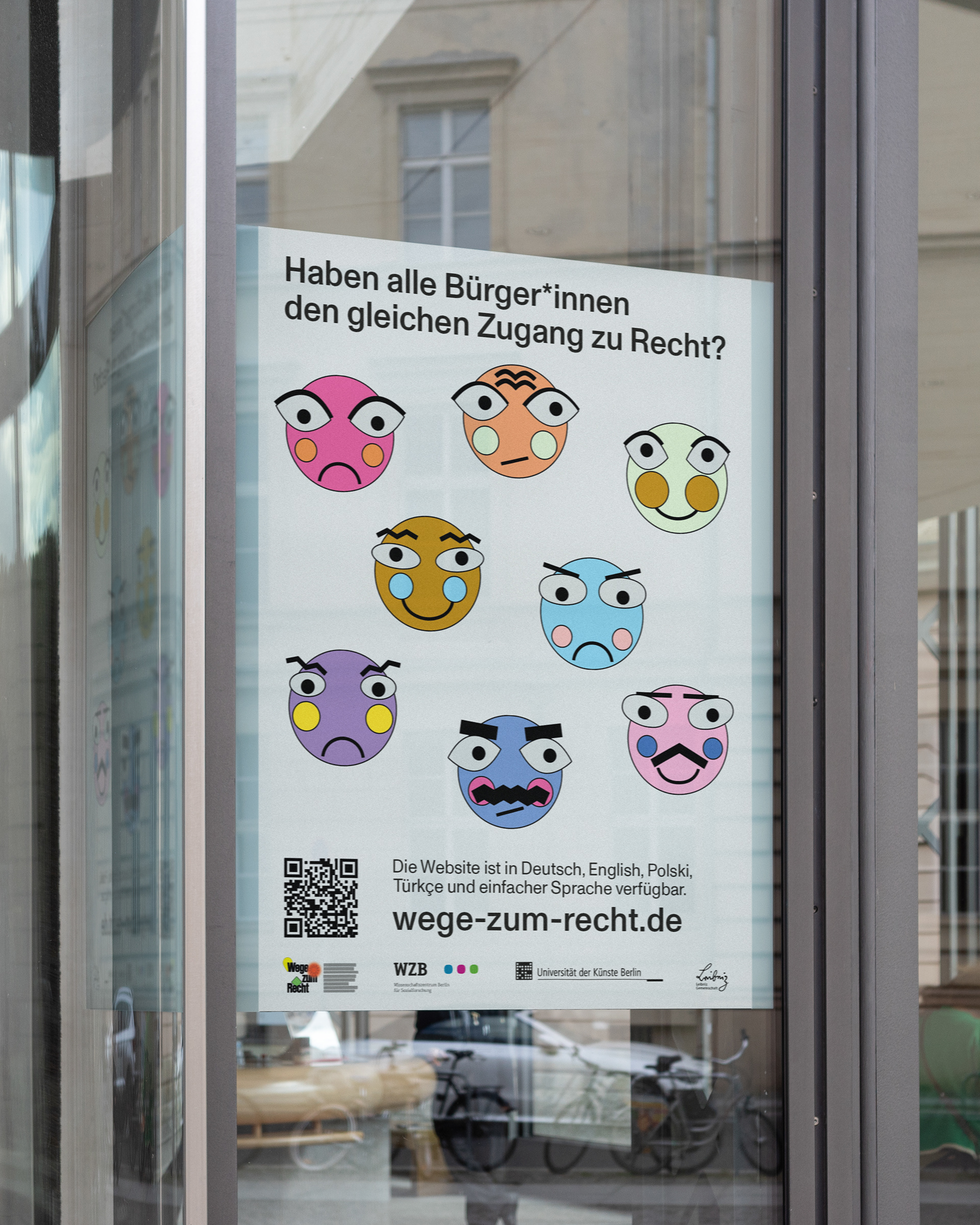 »Wege zum Recht« | concept + web design + illustration + information graphics | Collaboration with the Berlin Social Science Centre/Access to Justice in Berlin Project (content) and Florian Schimanski (coding) | 2025.