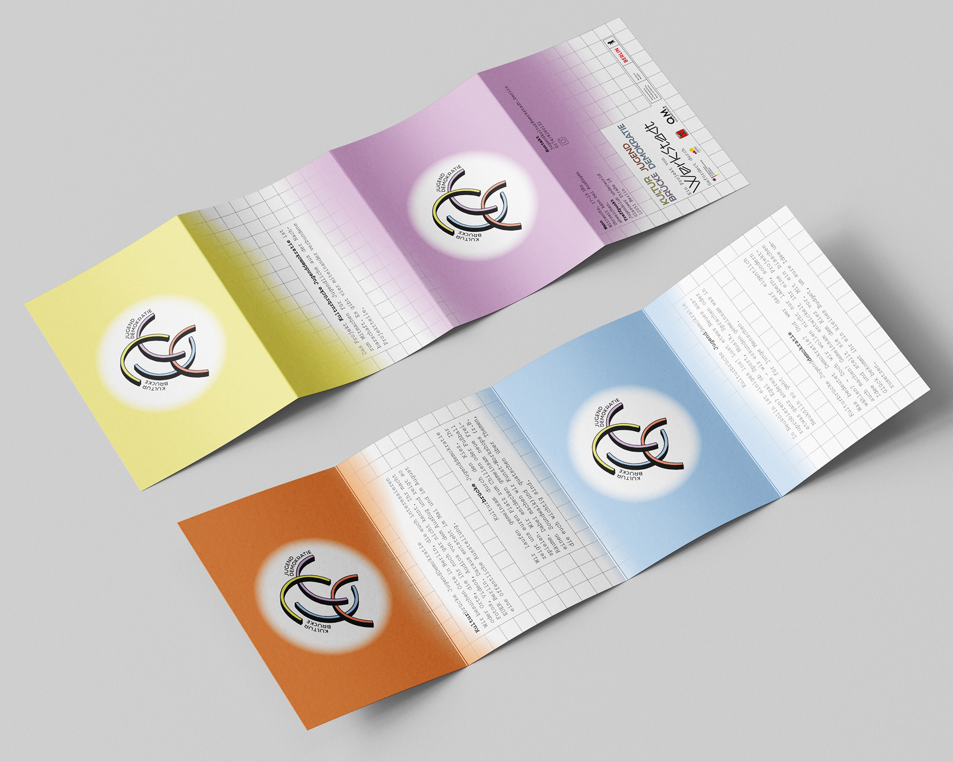 Branding for »Kultur Brücke Jugend Demokratie« | 2023