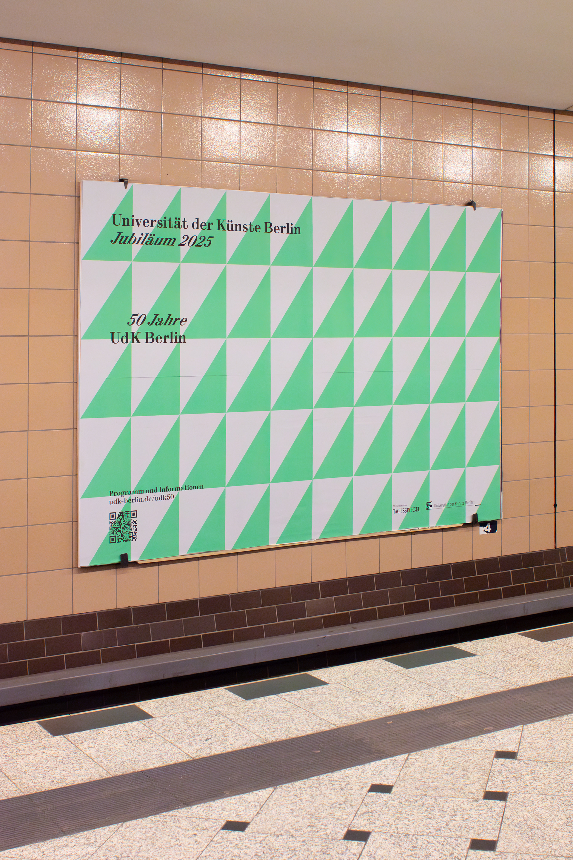 Visual Campaign for 50th Anniversary of University of Arts Berlin (UdK), © Ira Göller, Sophie Pischel 2025.