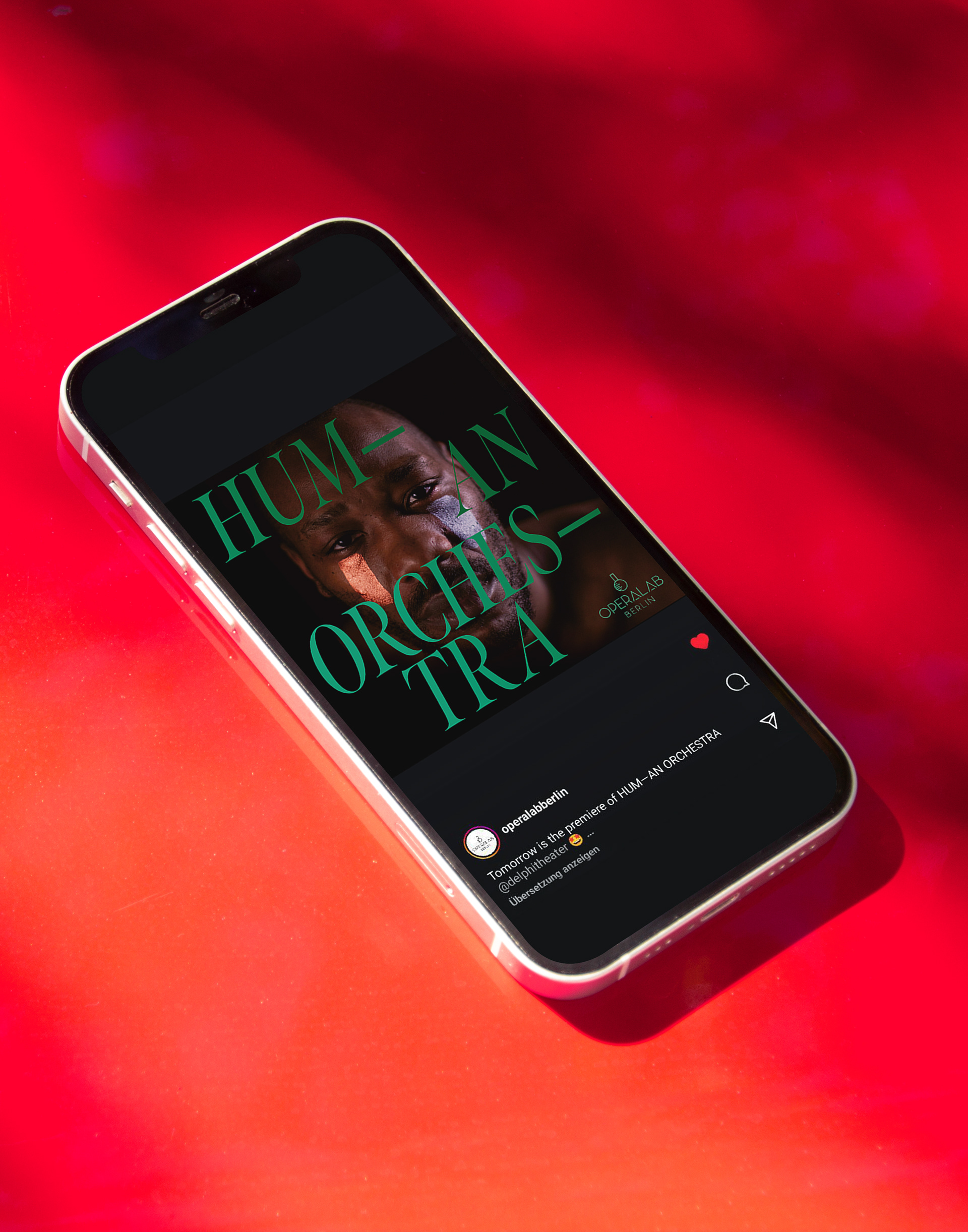 Visual Identity + Photography for the play »Hum–An Orchestra« | For Opera Lab e.V. | 2022