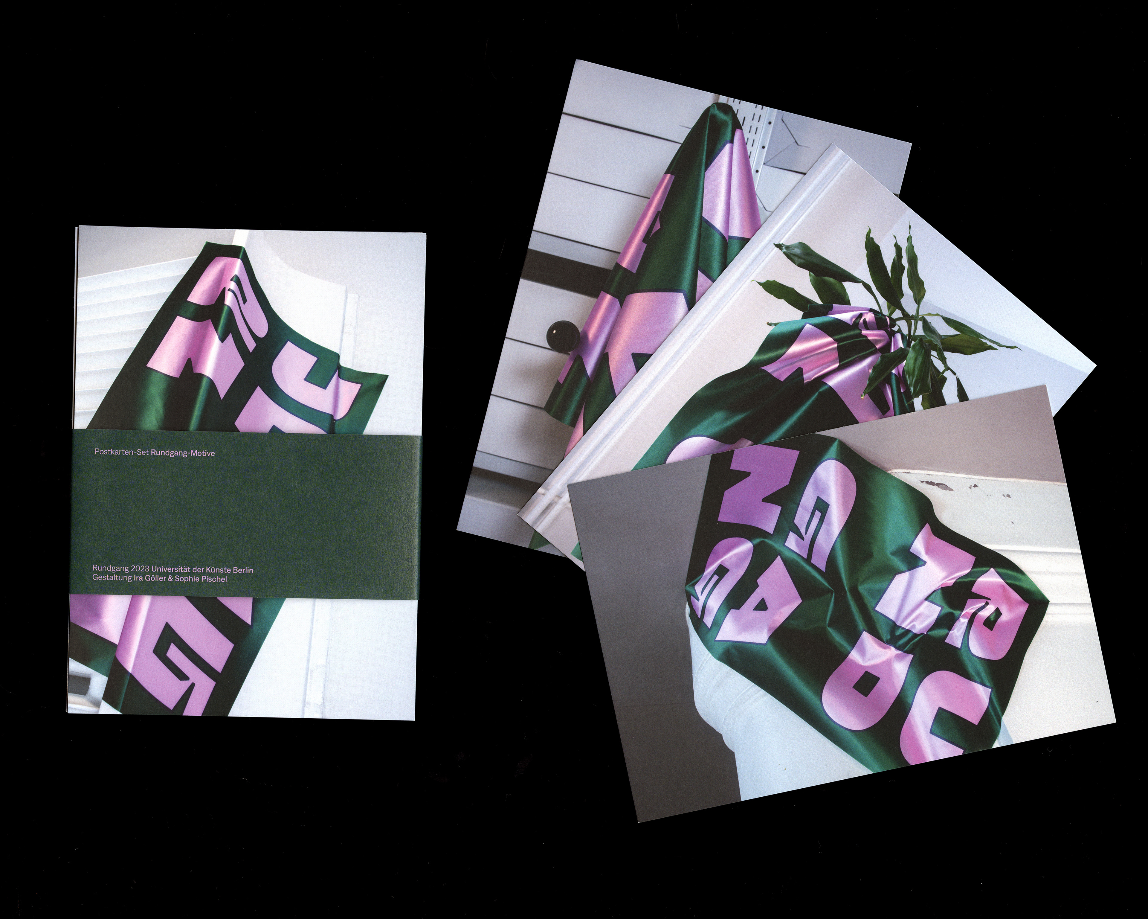 Visual campaign + art direction for the annual exhbition | For Berlin University of the Arts | Collaboration with Ira Göller | 2023