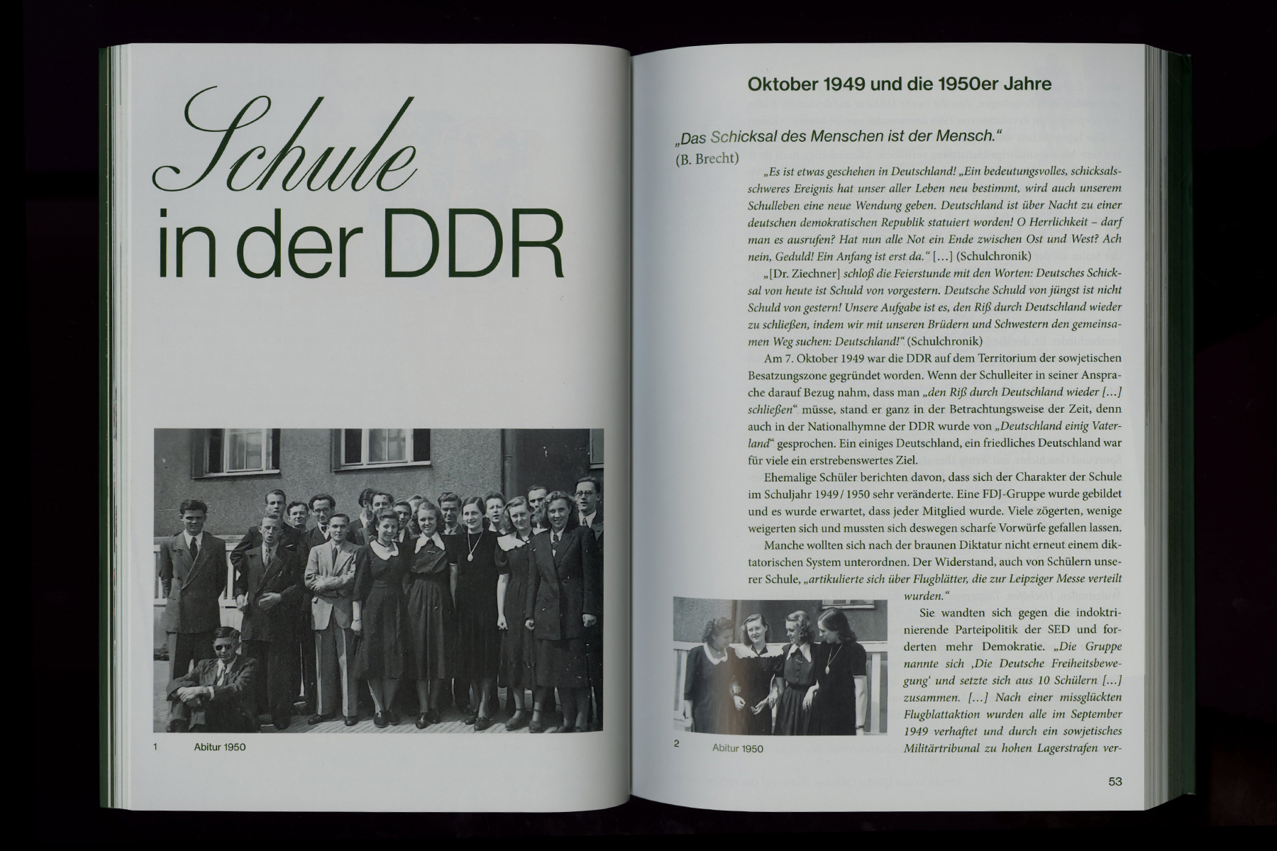 Anniversary publication for the 100th anniversary of the Rudolf-Hildebrand-Schule | Editorial Design  | For City of Markkleeberg | Collaboration with Ira Göller | 2024