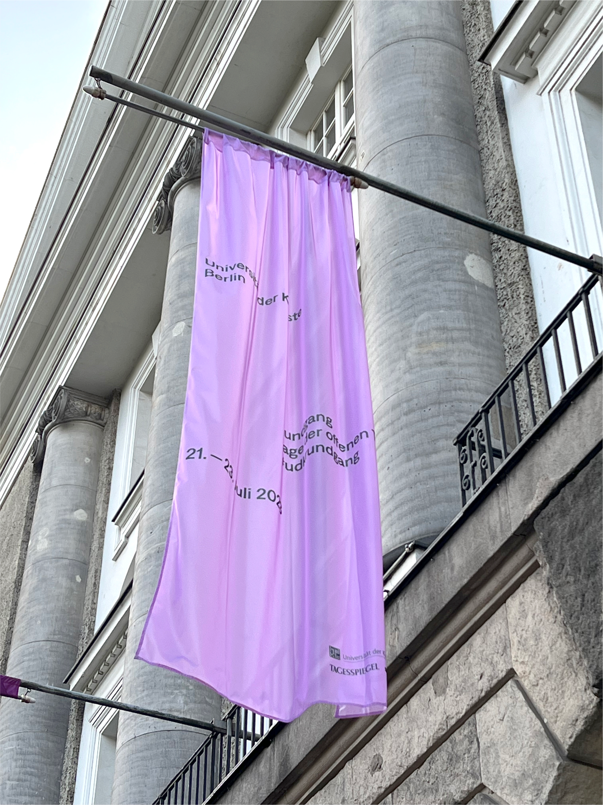 Visual Campaign for Rundgang 2023 of University of Arts Berlin (UdK), © Ira Göller, Sophie Pischel 2023.