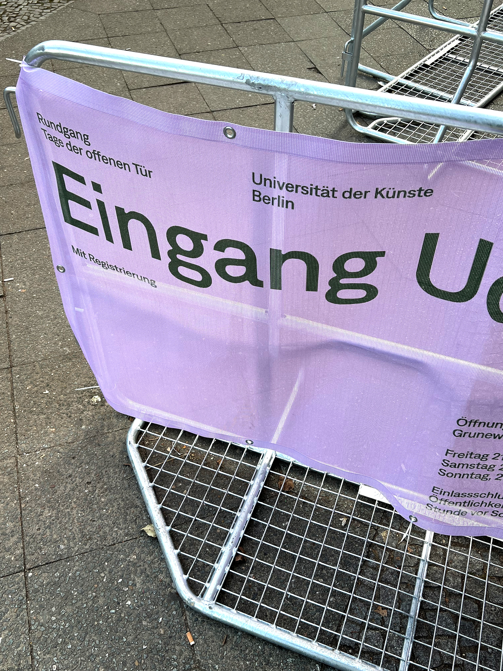 Visual campaign + art direction for the annual exhbition | For Berlin University of the Arts | Collaboration with Ira Göller | 2023