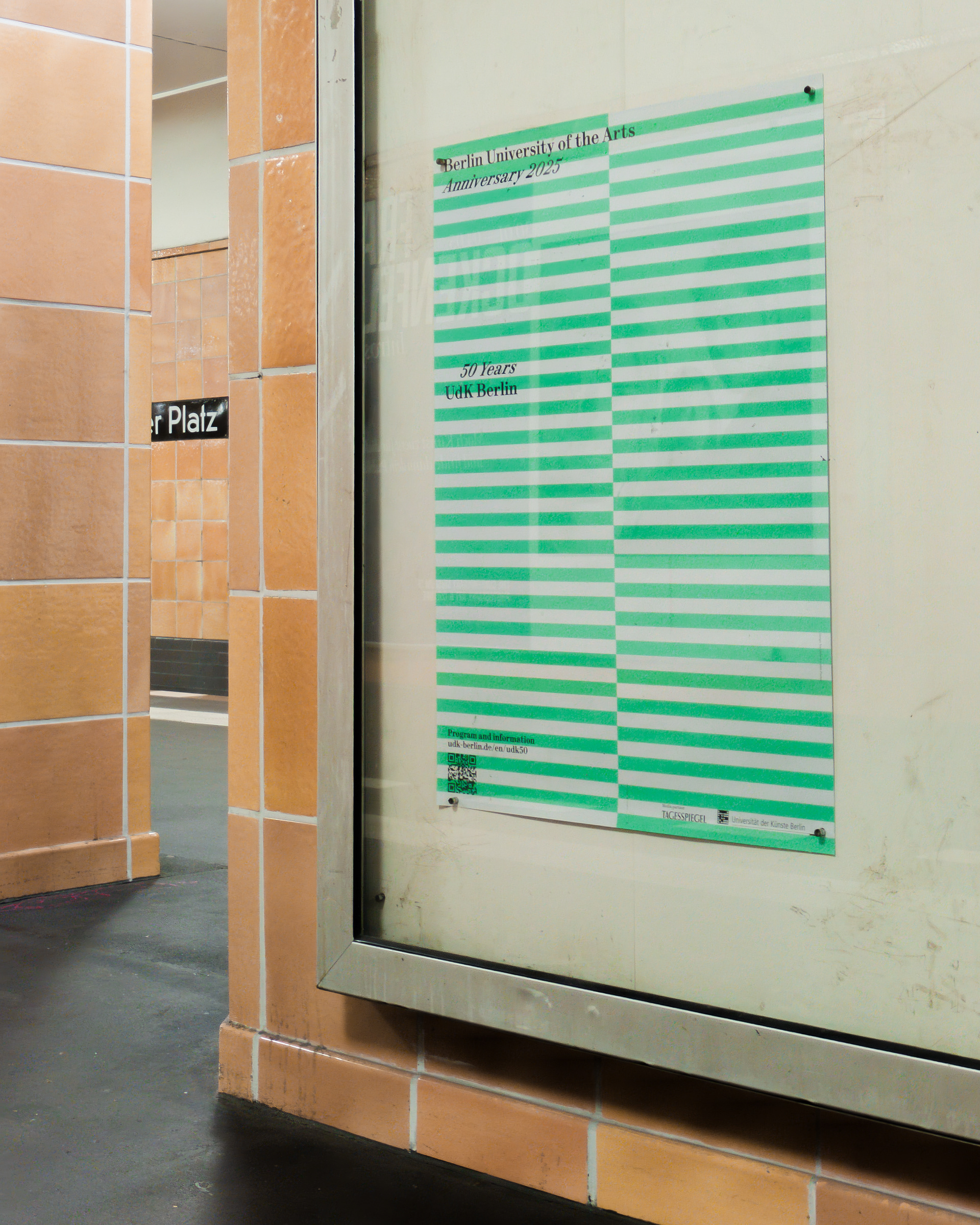 Visual Campaign for 50th Anniversary of University of Arts Berlin (UdK), © Ira Göller, Sophie Pischel 2025.