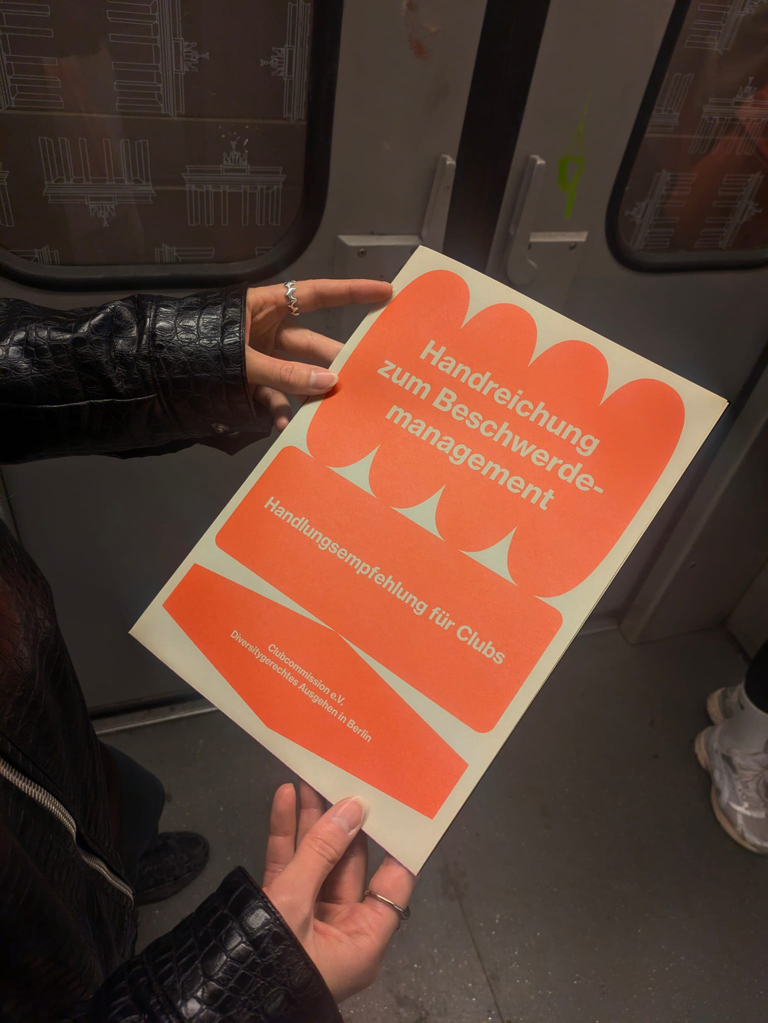 Information brochure + infographic for Clubcomission e.V. | Collaboration with Ira Göller | 2025