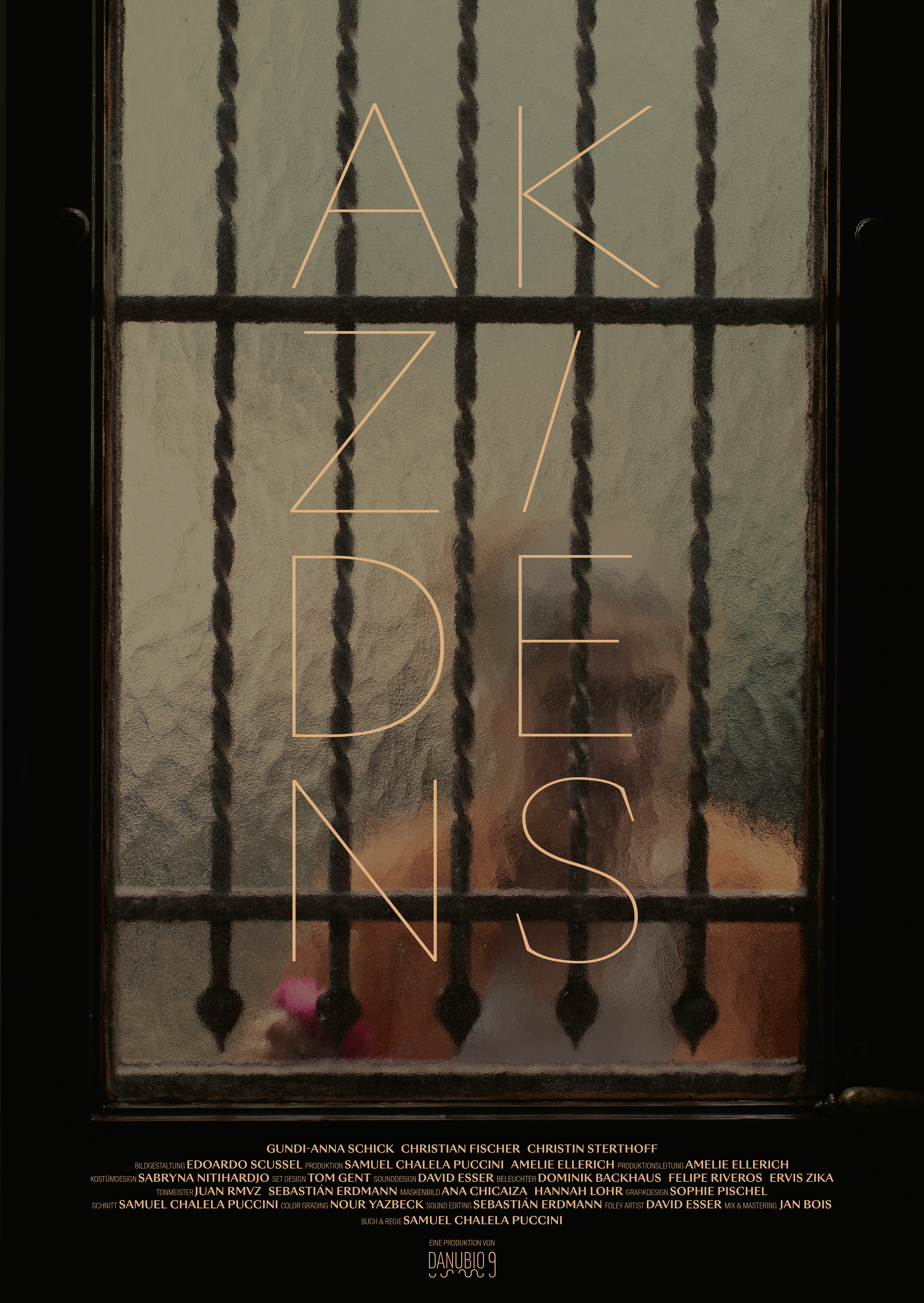 Poster + Title Design for the short movie »Akzidenz« by Samuel Chalela Puccini | 2023.