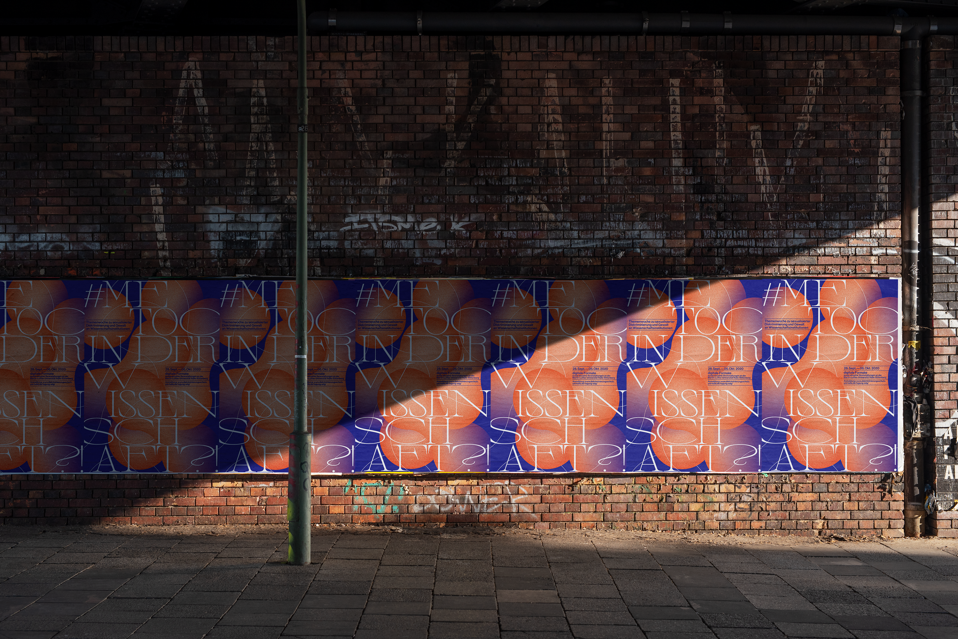  Visual Identity for the Symposium »#MeToo in der Wissenschaft« | For Martin-Luther-University Halle-Wittenberg | Collaboration with Luise Menz | 2020