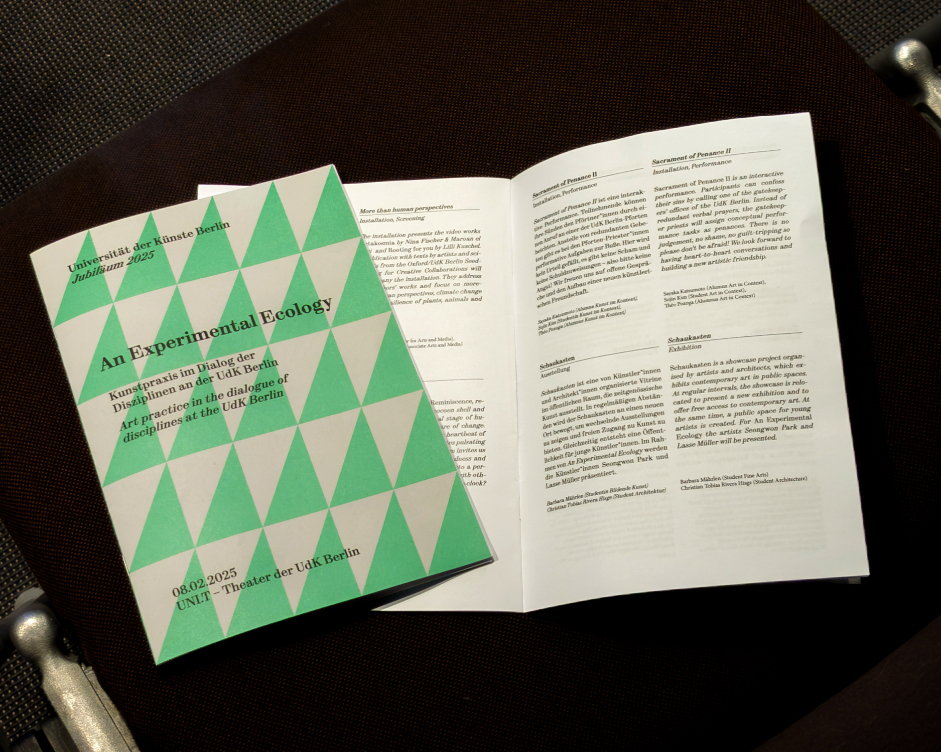 Visual campaign for the 50th anniversary of the Berlin University of the Arts | For Berlin University of the Arts  | Collaboration with Ira Göller | 2025