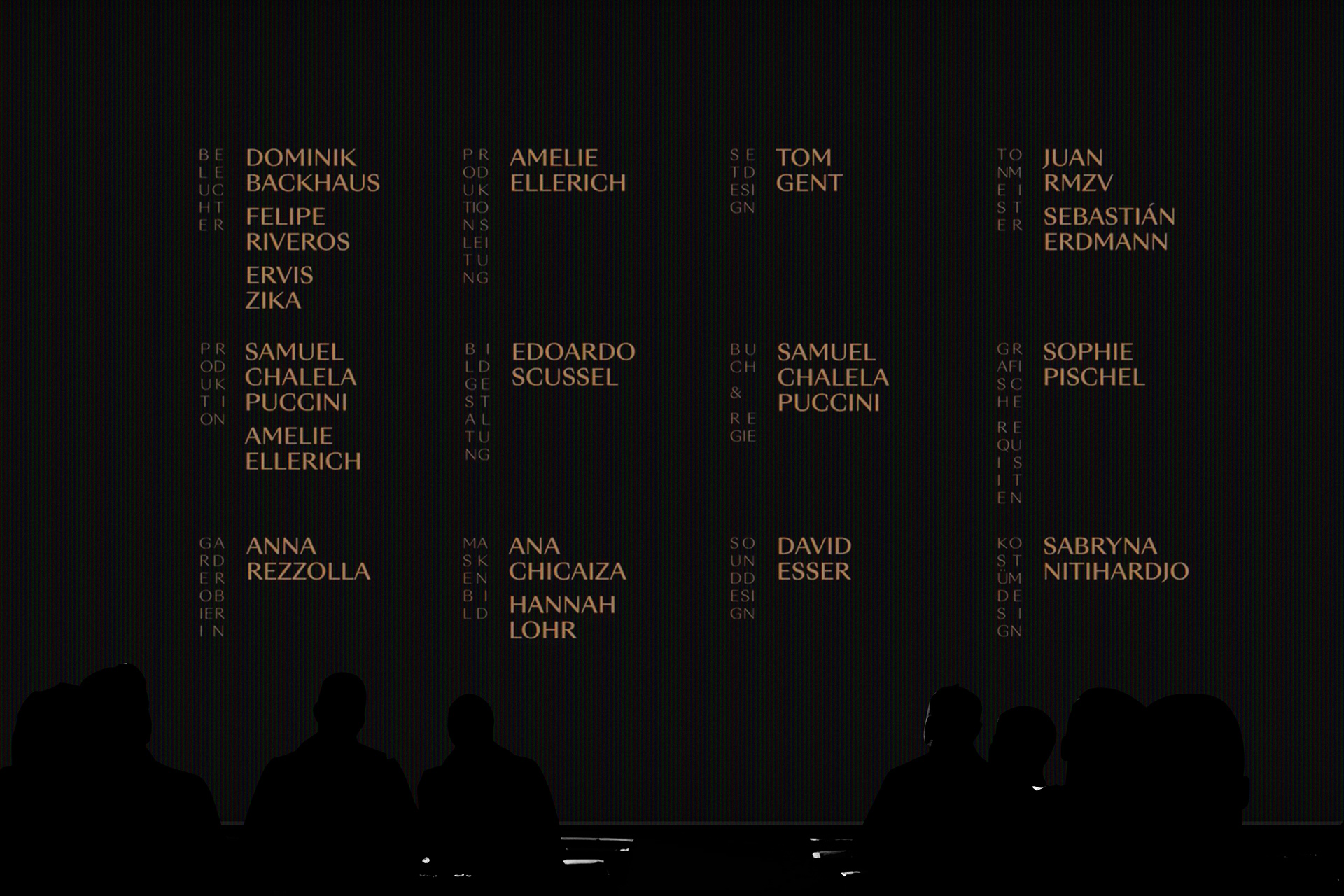 Poster + Title Design for the short movie »Akzidenz« by Samuel Chalela Puccini | 2023.