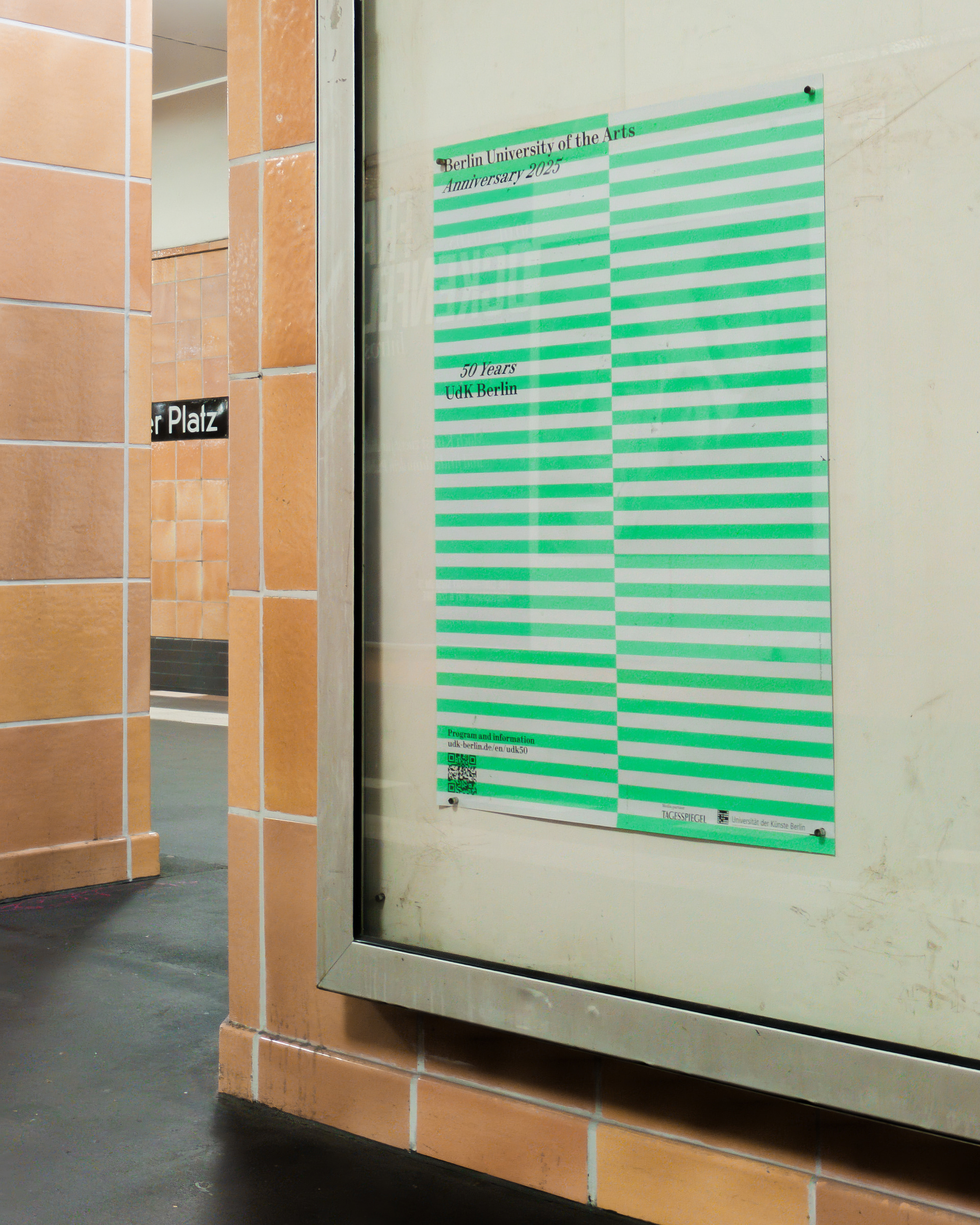 Visual campaign for the 50th anniversary of the Berlin University of the Arts | For Berlin University of the Arts  | Collaboration with Ira Göller | 2025