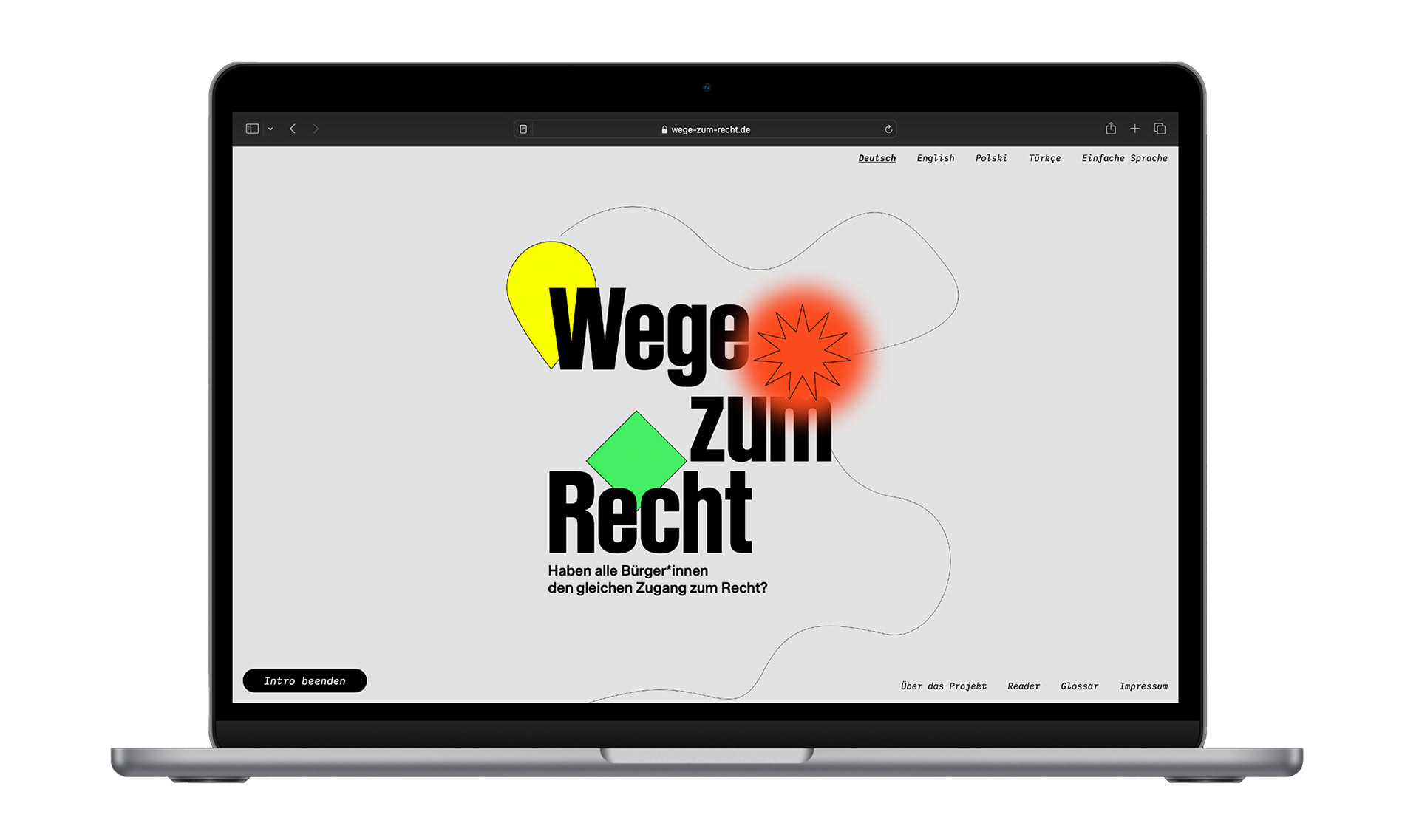 »Wege zum Recht« | concept + web design + illustration + information graphics | Collaboration with the Berlin Social Science Centre/Access to Justice in Berlin Project (content) and Florian Schimanski (coding) | 2025.