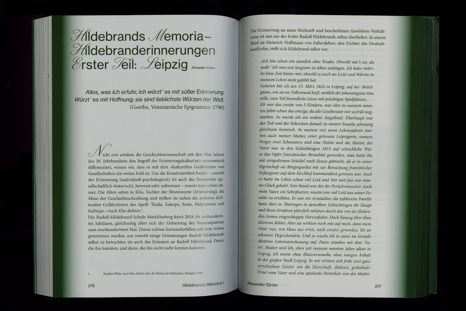 Anniversary publication for the 100th anniversary of the Rudolf-Hildebrand-Schule | Editorial Design  | For City of Markkleeberg | Collaboration with Ira Göller | 2024