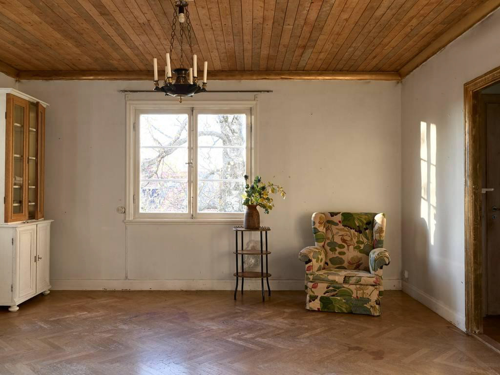 Living room, before